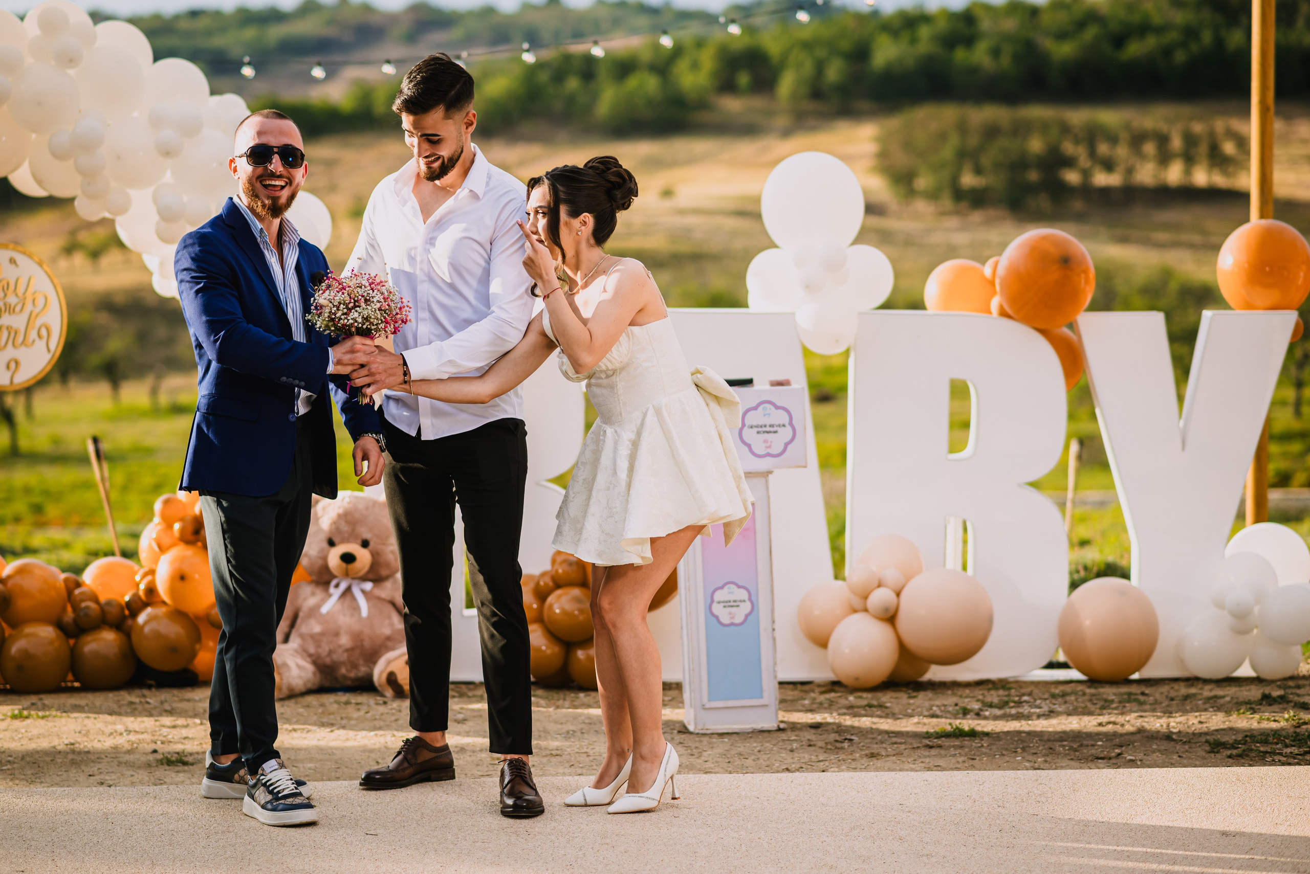 Gender reveal Alina & stefan. Giani Maftei