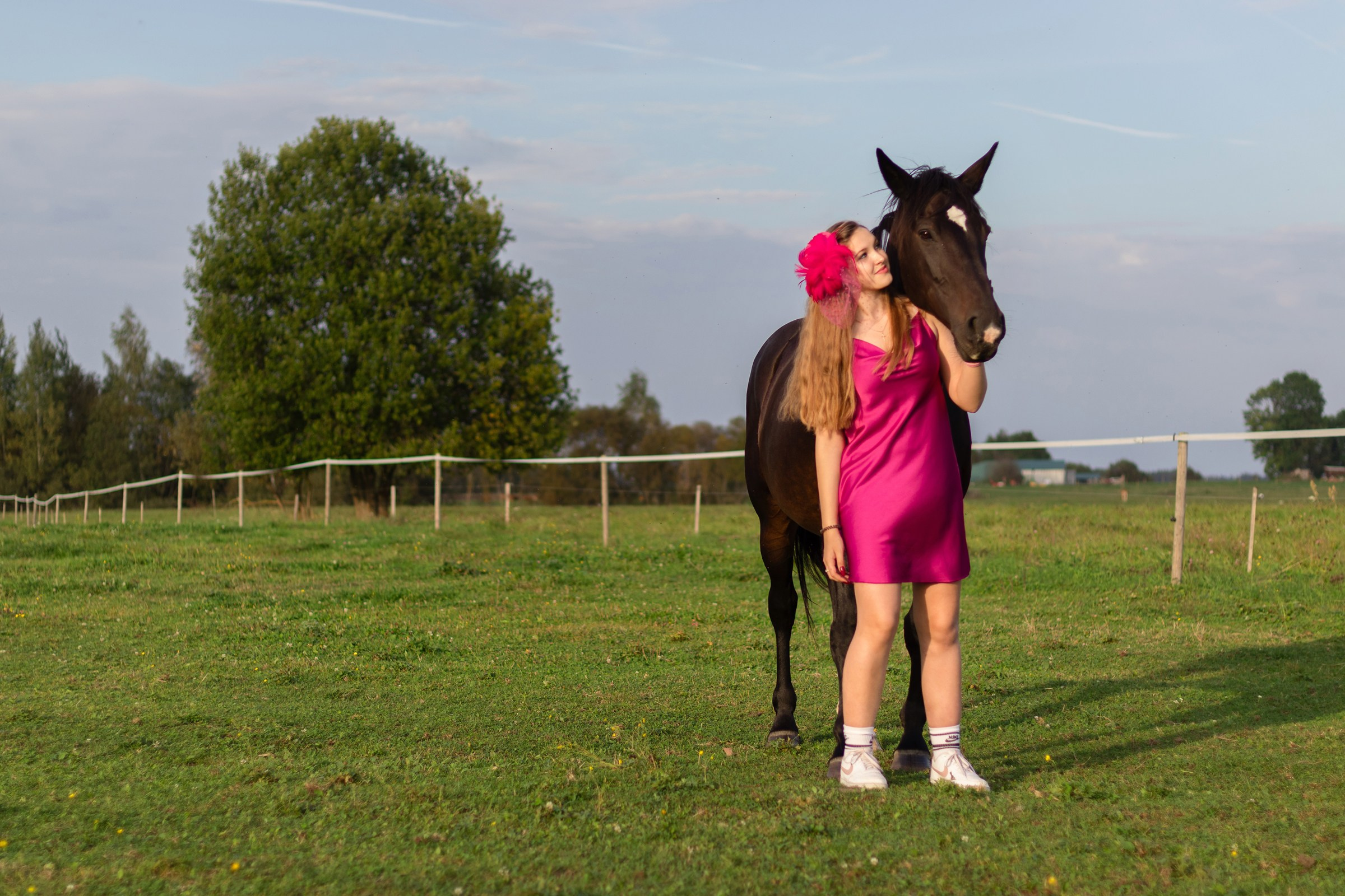 Сабина и верный друг Прайд