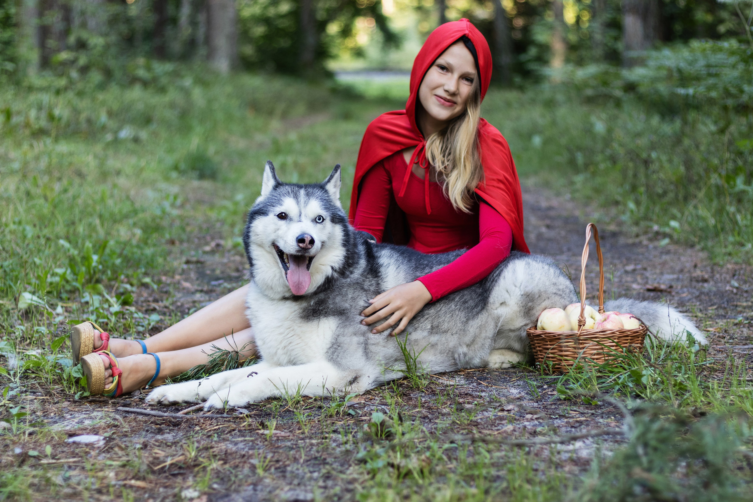 Фотосессия красная шапочка. Фотограф / Даугавпилс
