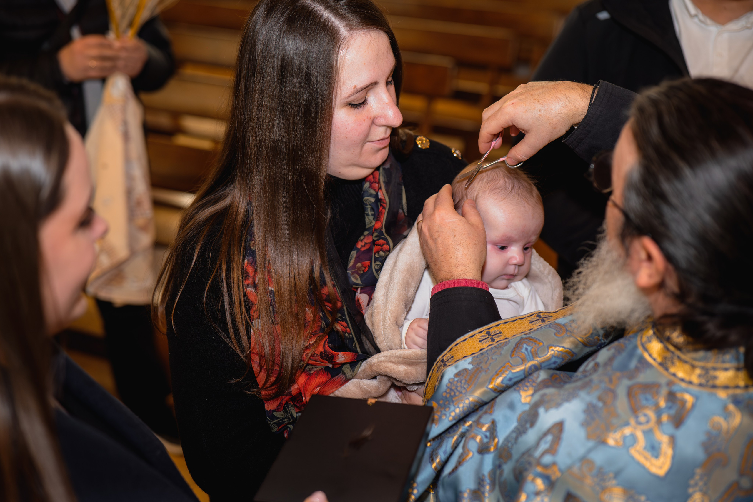 Botezul micii printese. Fotograful și Cameramanul familiei dvs în Franța Paul Photographer