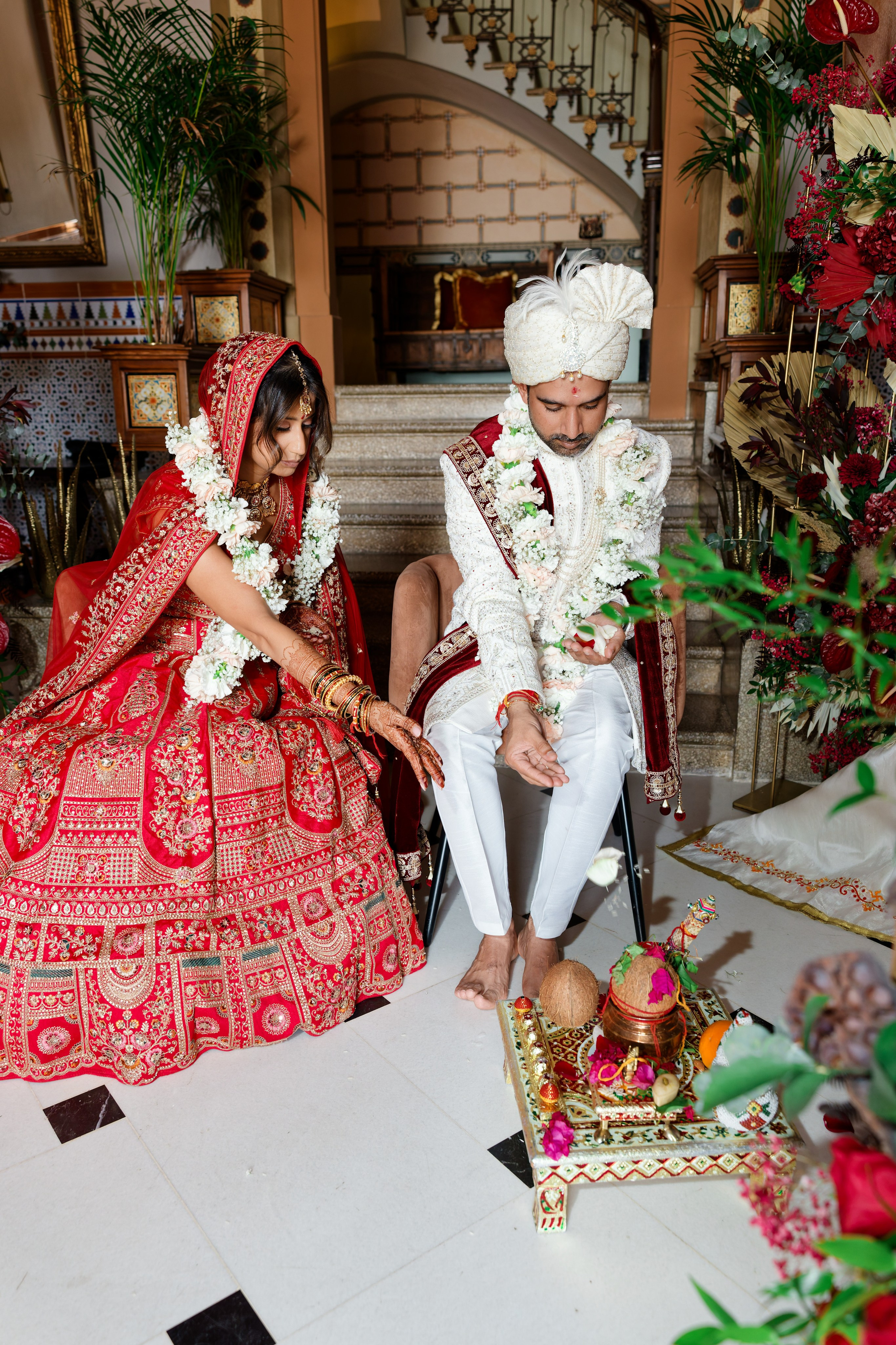 Indian wedding at Gran Villa Rosa, Barcelona