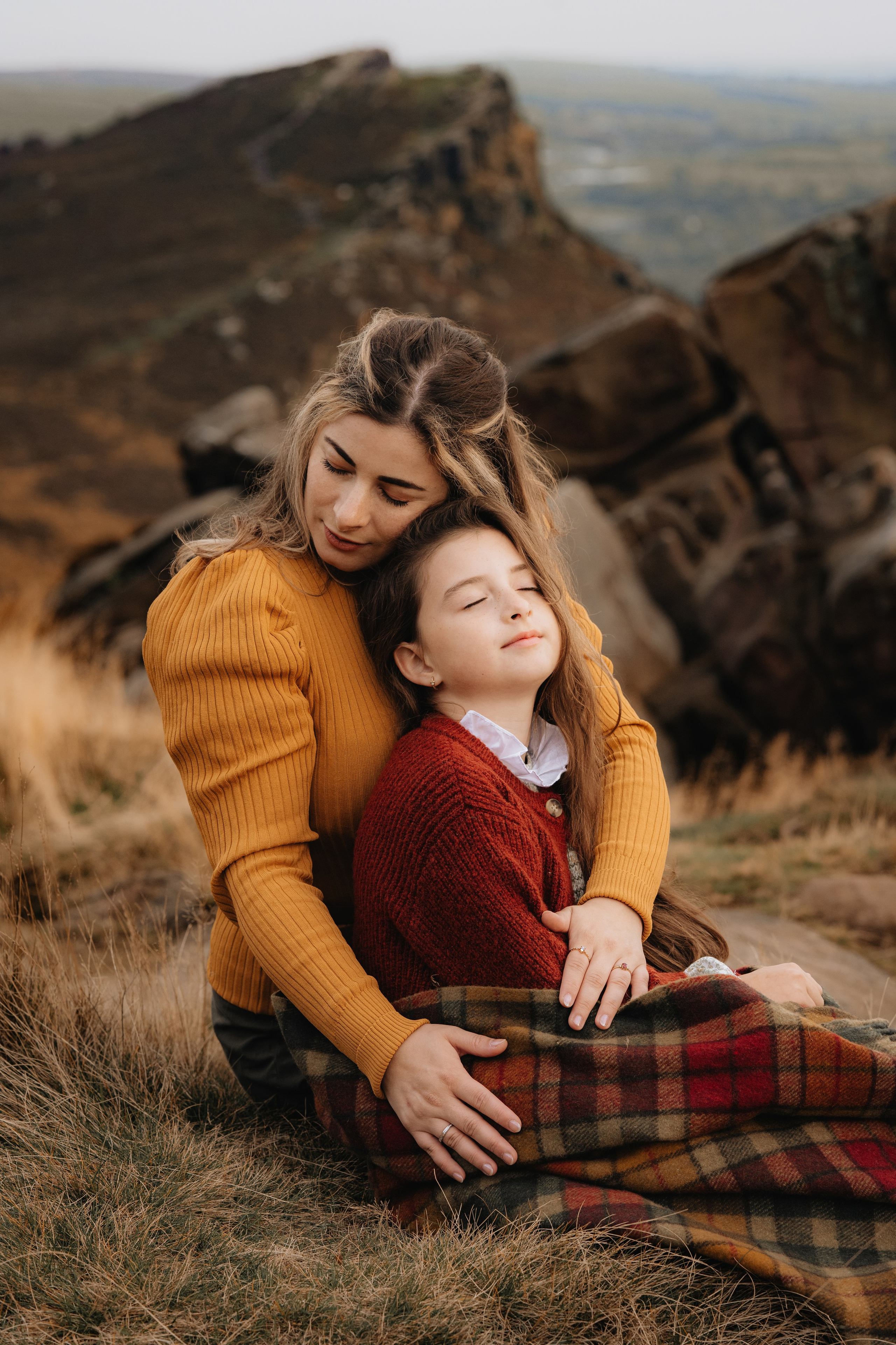 Mommy and me, Peak District. Tania Gandrabur, photographer in West Midlands, England