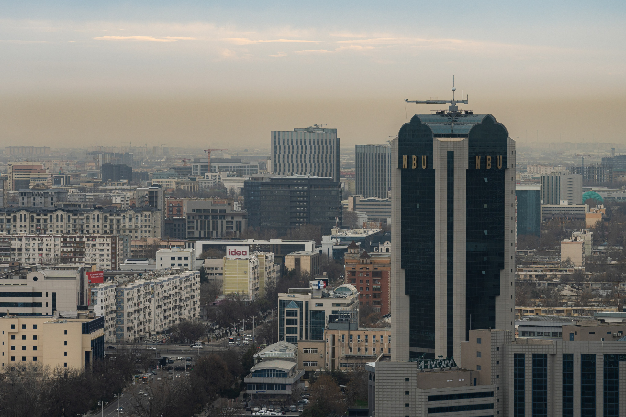 Смог в Ташкенте или Взгляд на город с высоты птичьего полета. Георгий Намазов | Фотограф в Ташкенте