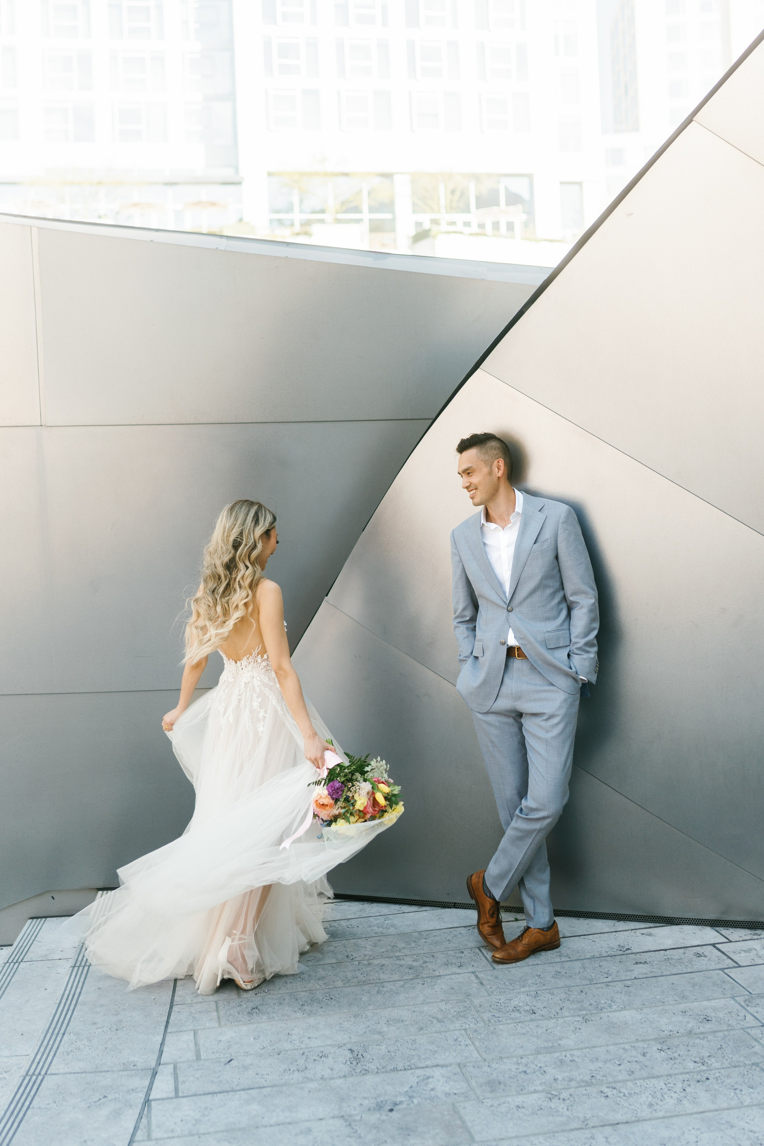 Wedding at Conrad Hotel Los Angeles. Wedding Photography & Videography Team in California, Los Angeles, San Francisco, San Diego and Travel