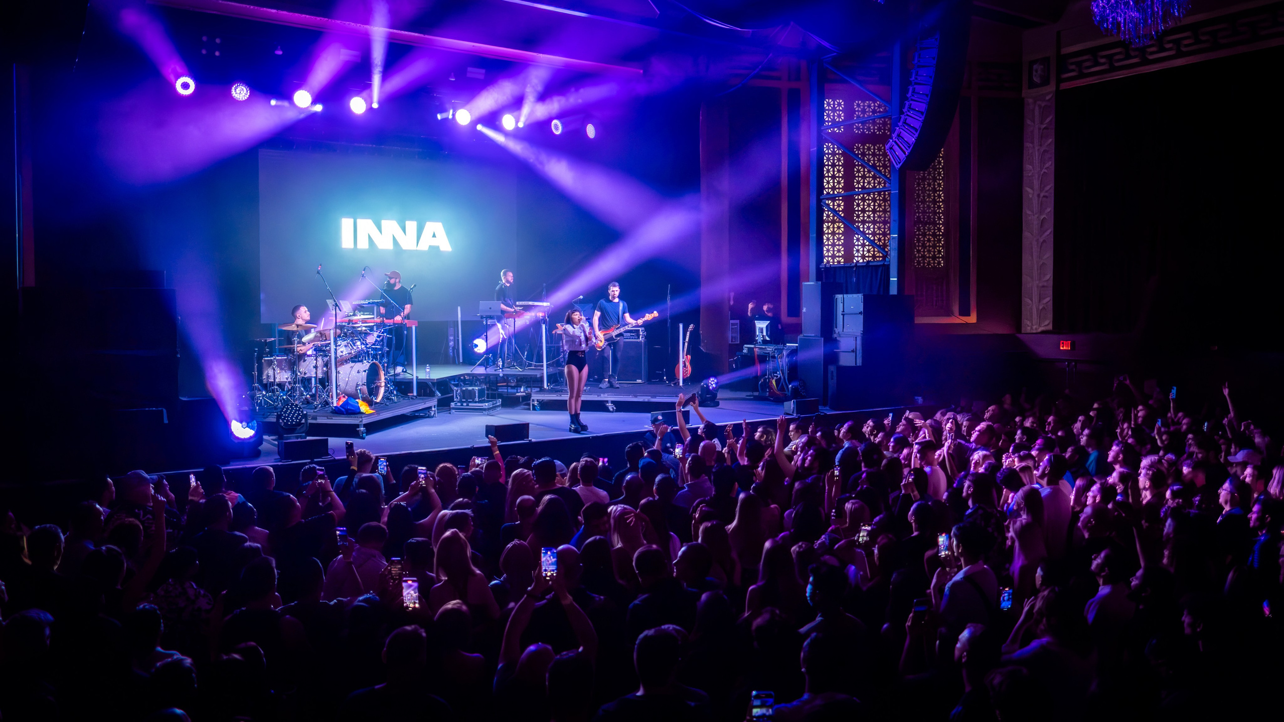 INNA / 2024. Reportage concert portrait photography in the San Francisco Bay Area