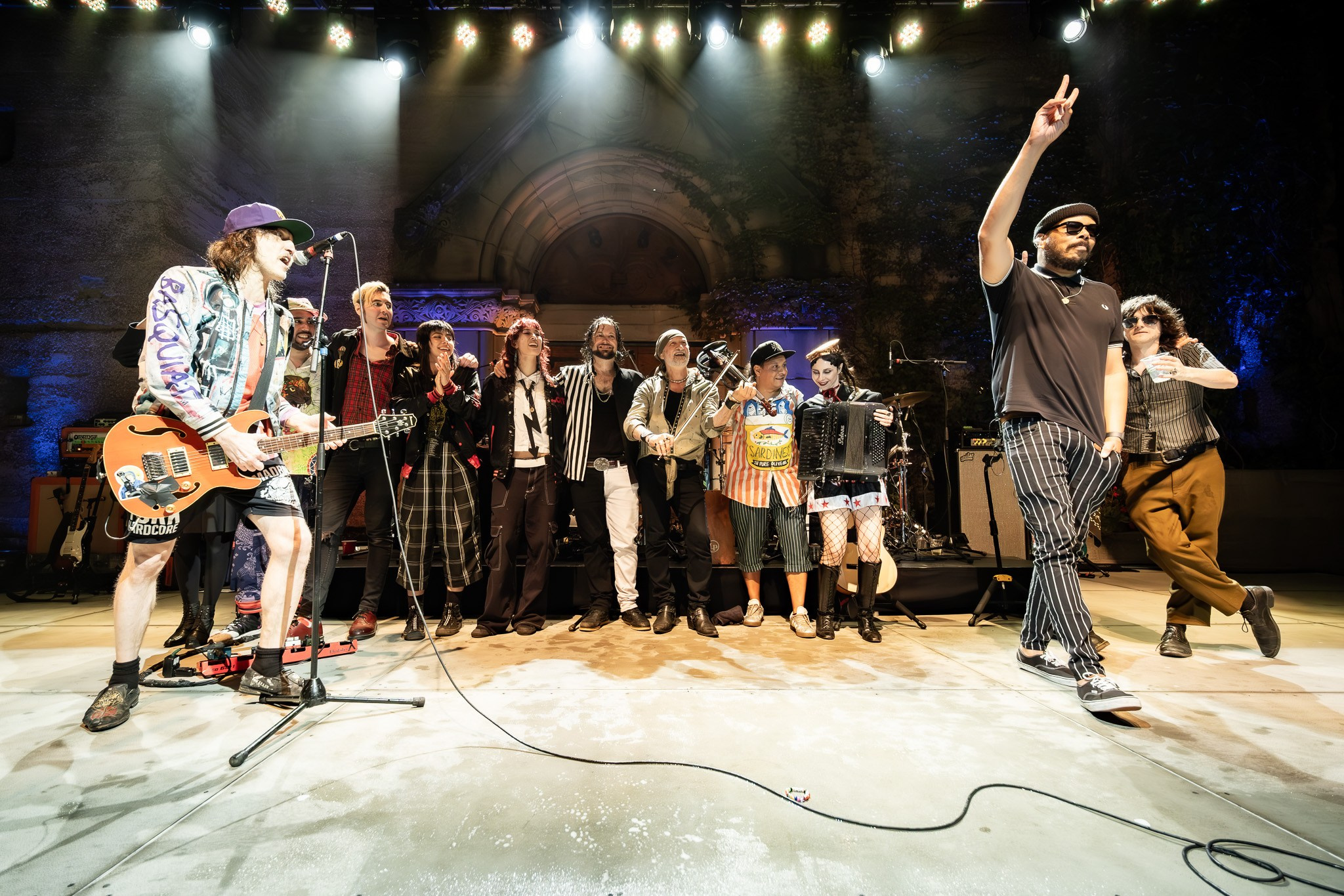 GOGOL BORDELLO / SARATOGA / CA. Reportage concert portrait photography in the San Francisco Bay Area