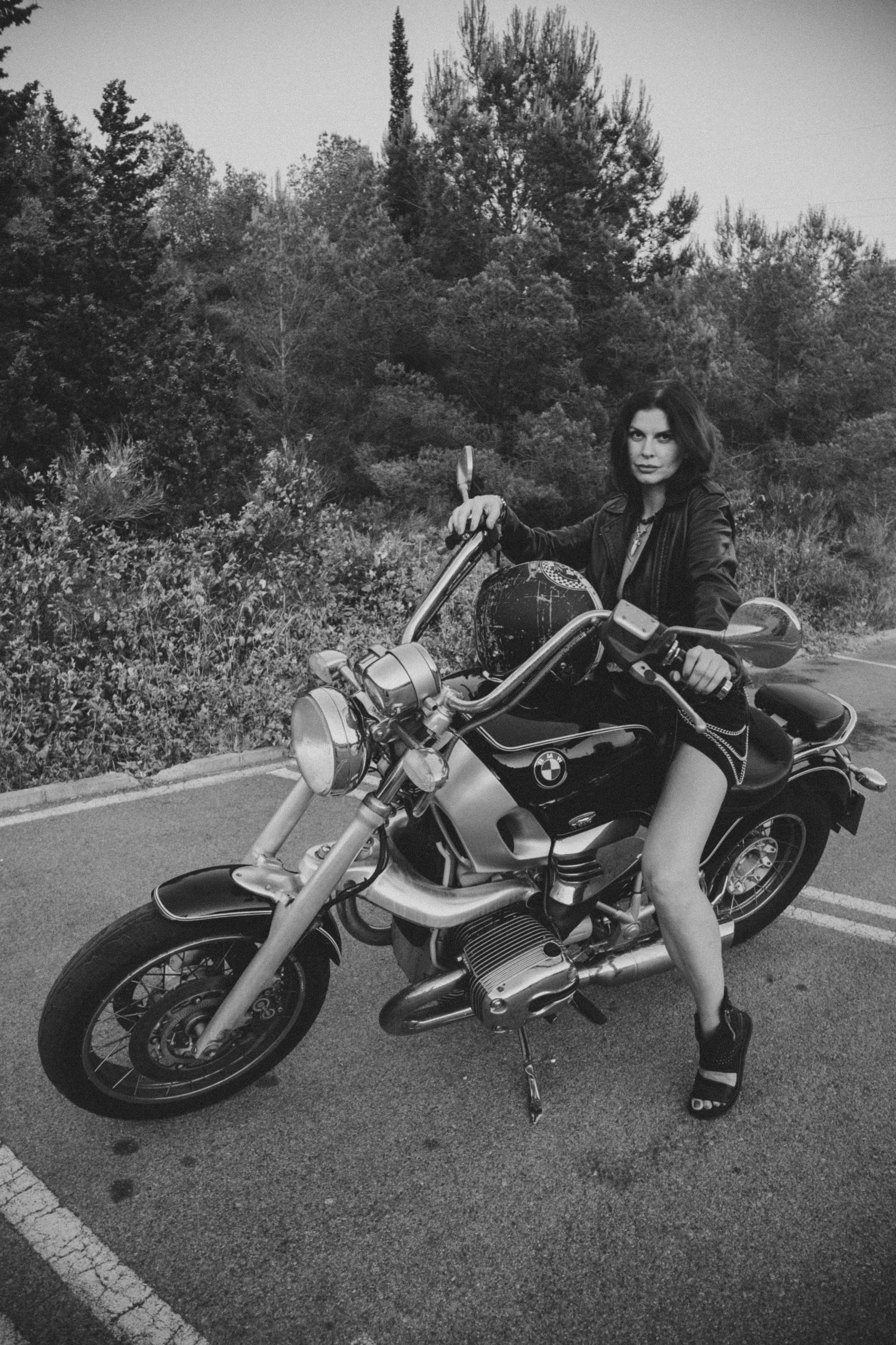 Фотосессия пары на мотоцикле. Профессиональная фотосъемка в Калафелле — Елена Медведева