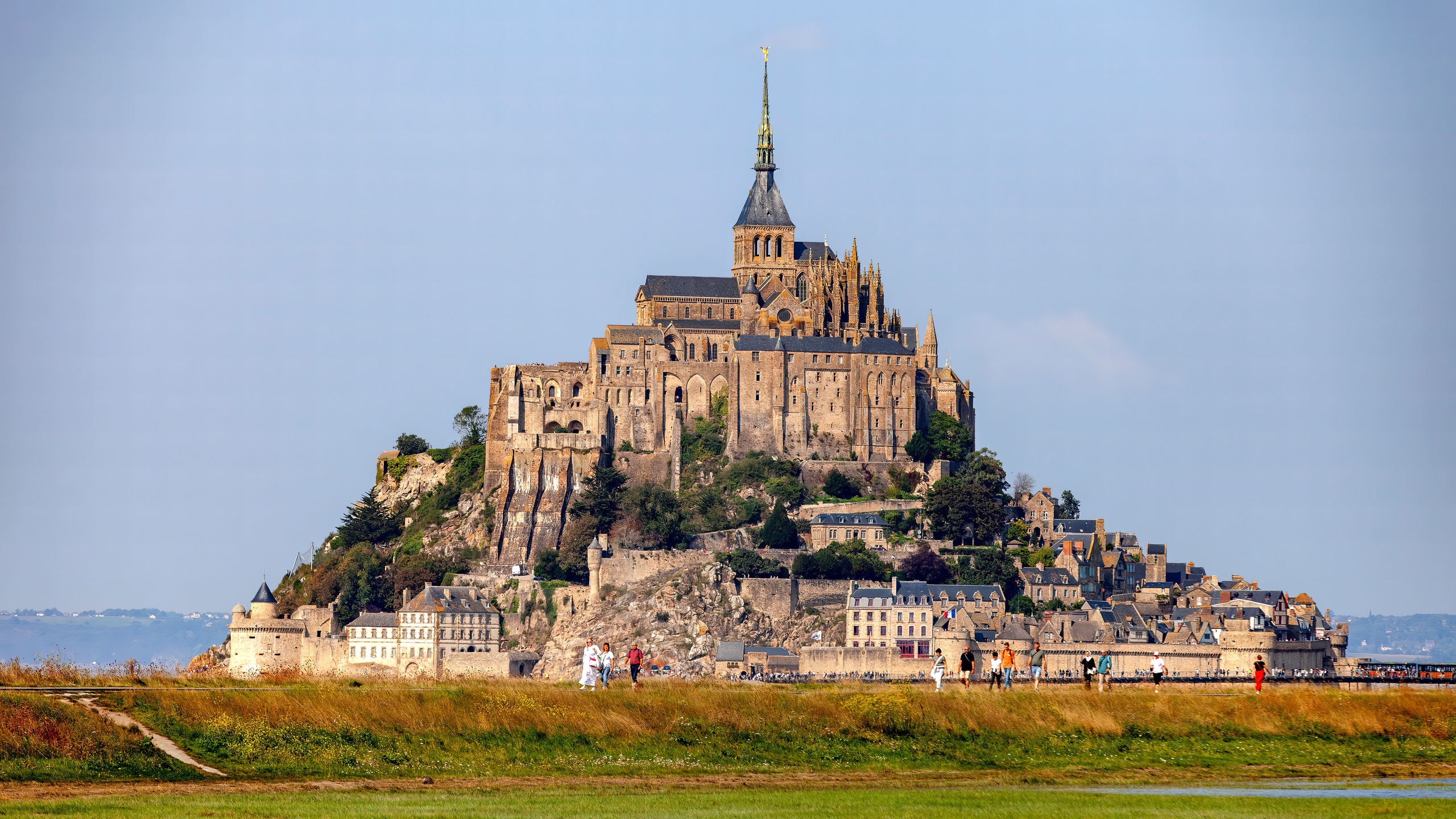 183.Abbey of Mont Saint Michel.France.20.9.2024. Путешествия в формате 360......