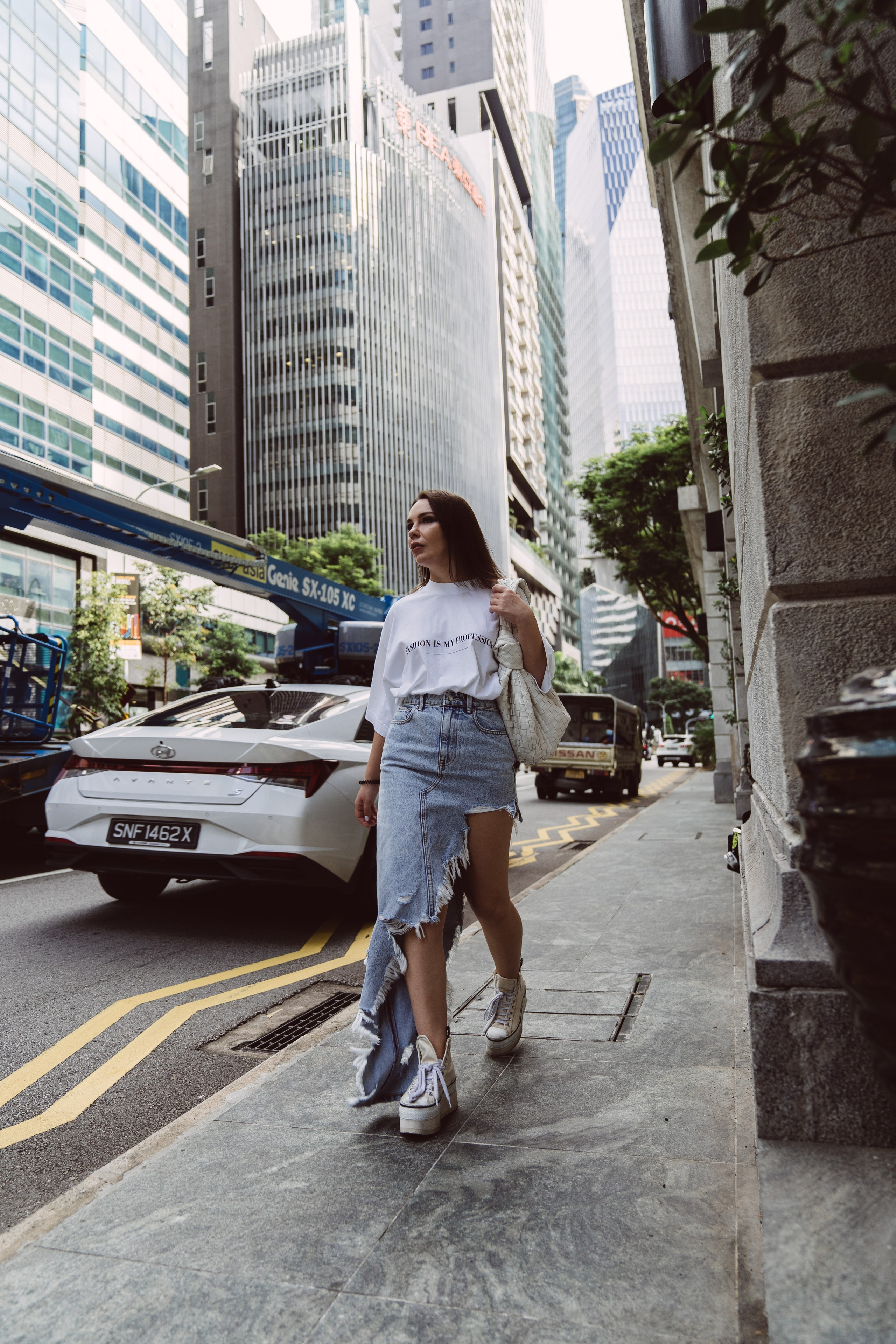 Portrait. Dasha in Singapore