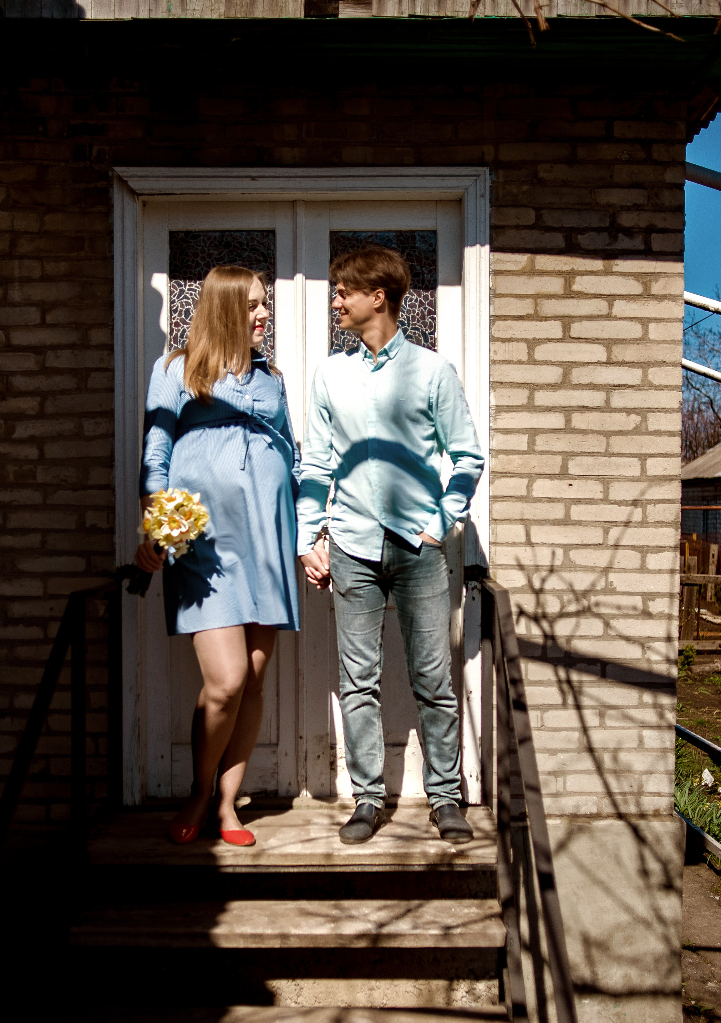 Домашняя фотосессия Саши и Ани. Aile fotoğrafçısı Olga Aksyonova, Donetsk ve Antalya’da