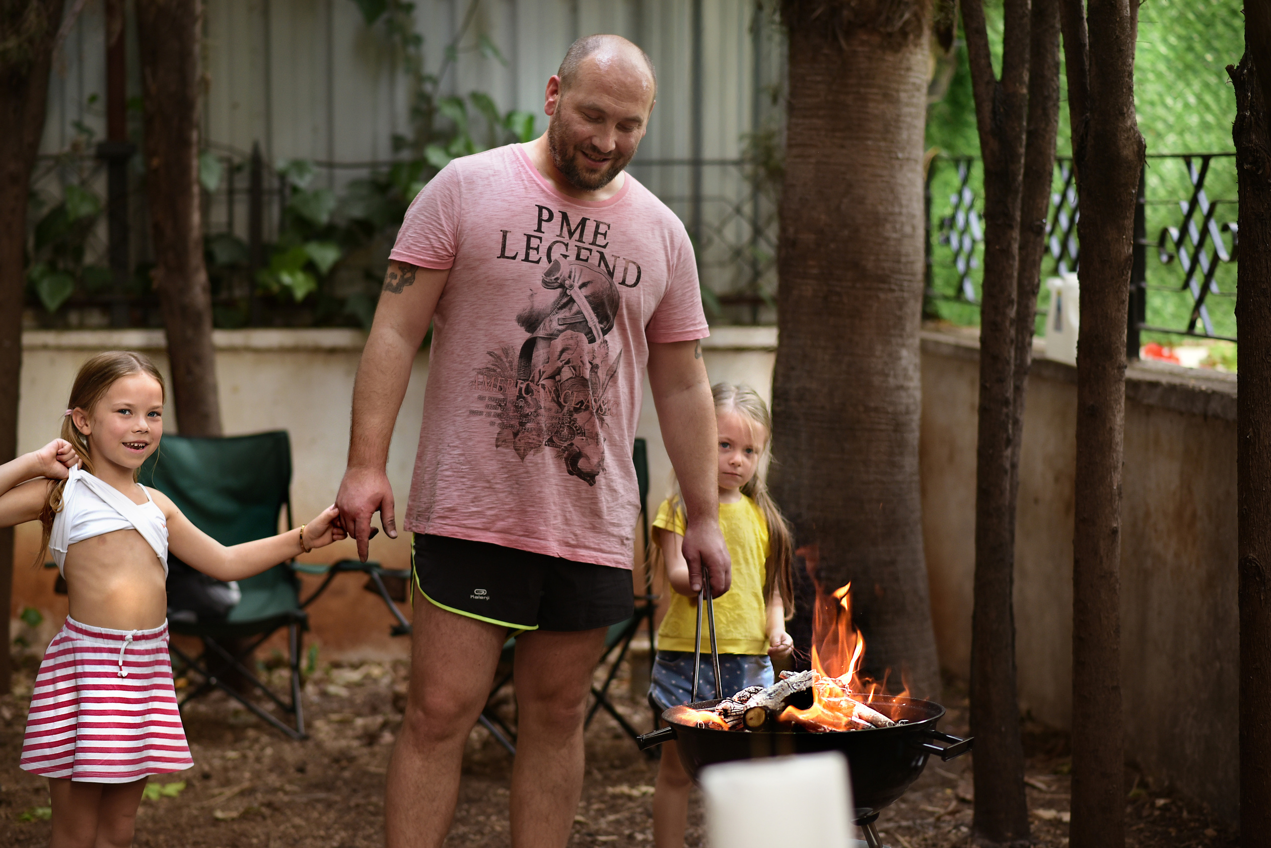 Семейное барбекю. Aile fotoğrafçısı Olga Aksyonova, Donetsk ve Antalya’da