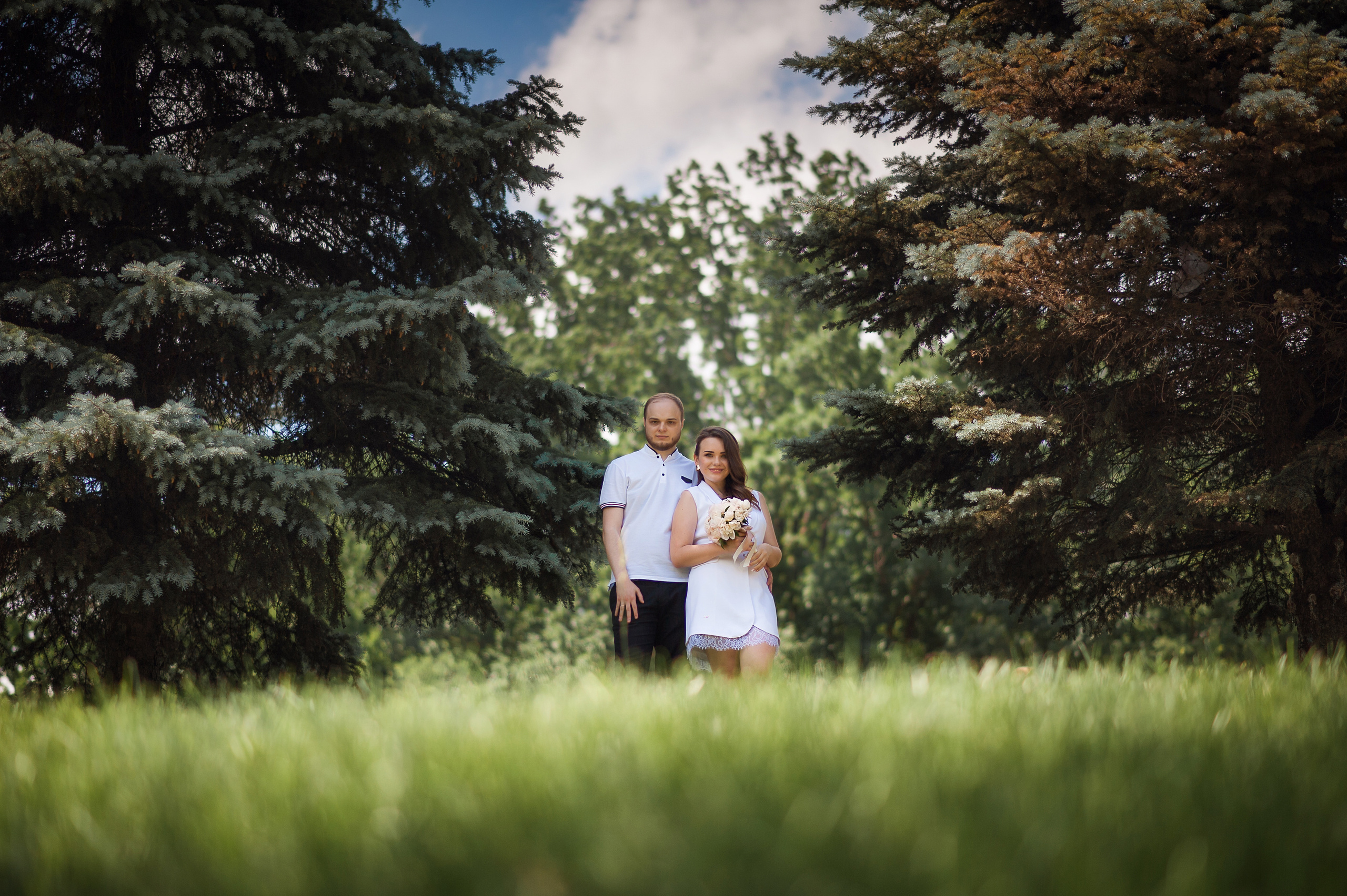 Романтическая свадебная съёмка 