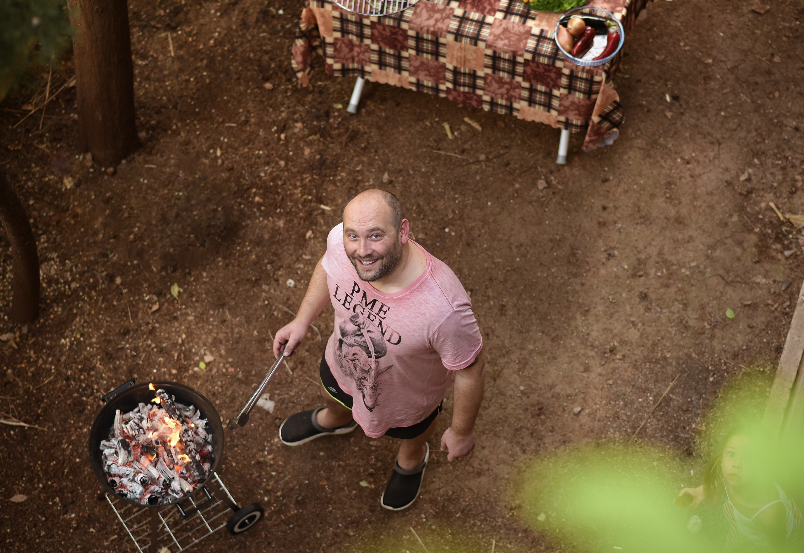Семейное барбекю. Aile fotoğrafçısı Olga Aksyonova, Donetsk ve Antalya’da