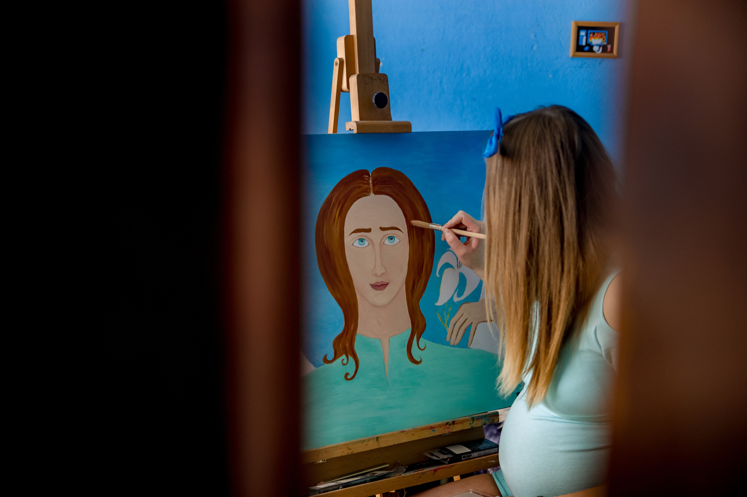 Домашняя фотосессия Саши и Ани. Aile fotoğrafçısı Olga Aksyonova, Donetsk ve Antalya’da