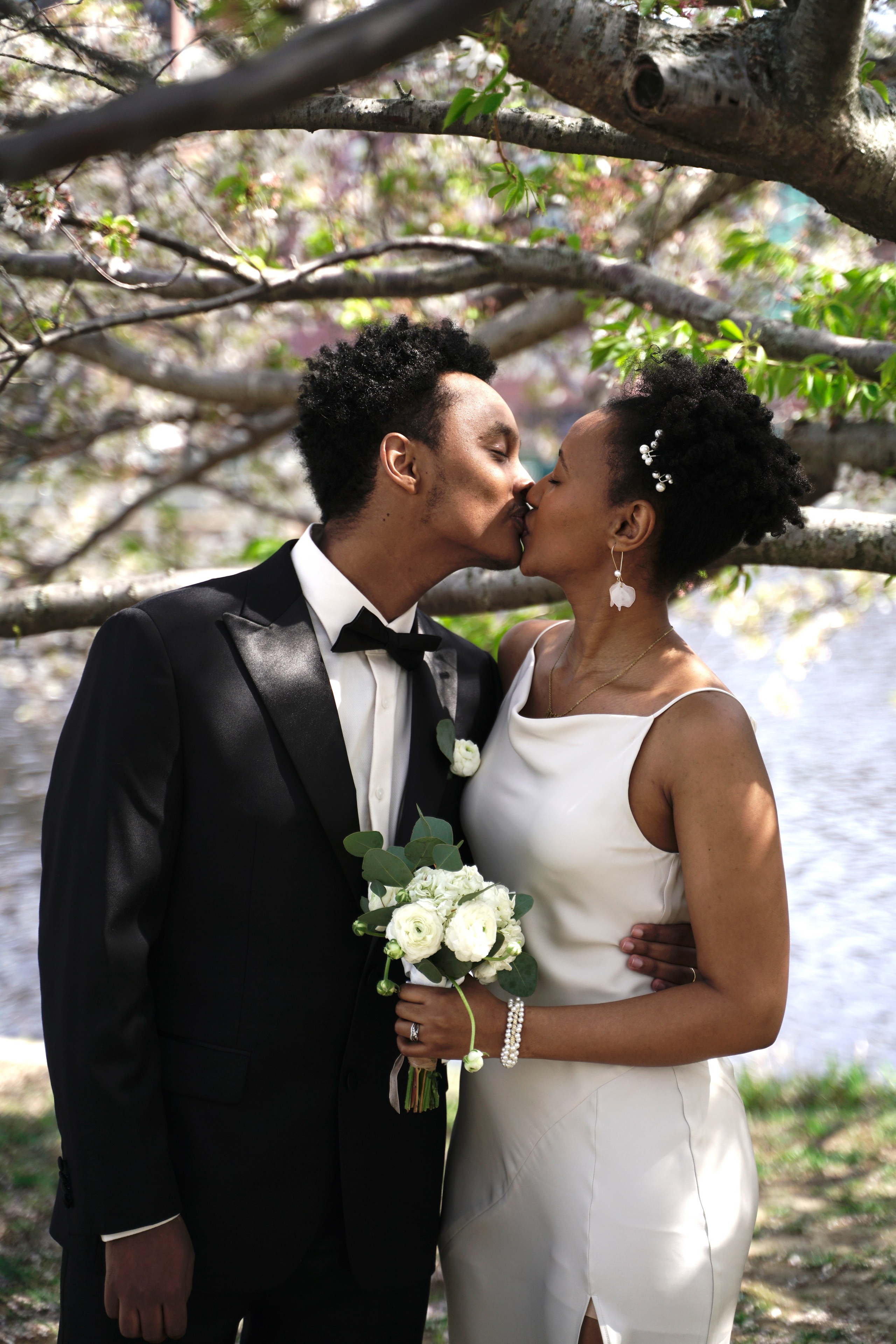Sosina and Aaron at Charles river Esplanade. Stefanovich Photography | Boston, MA