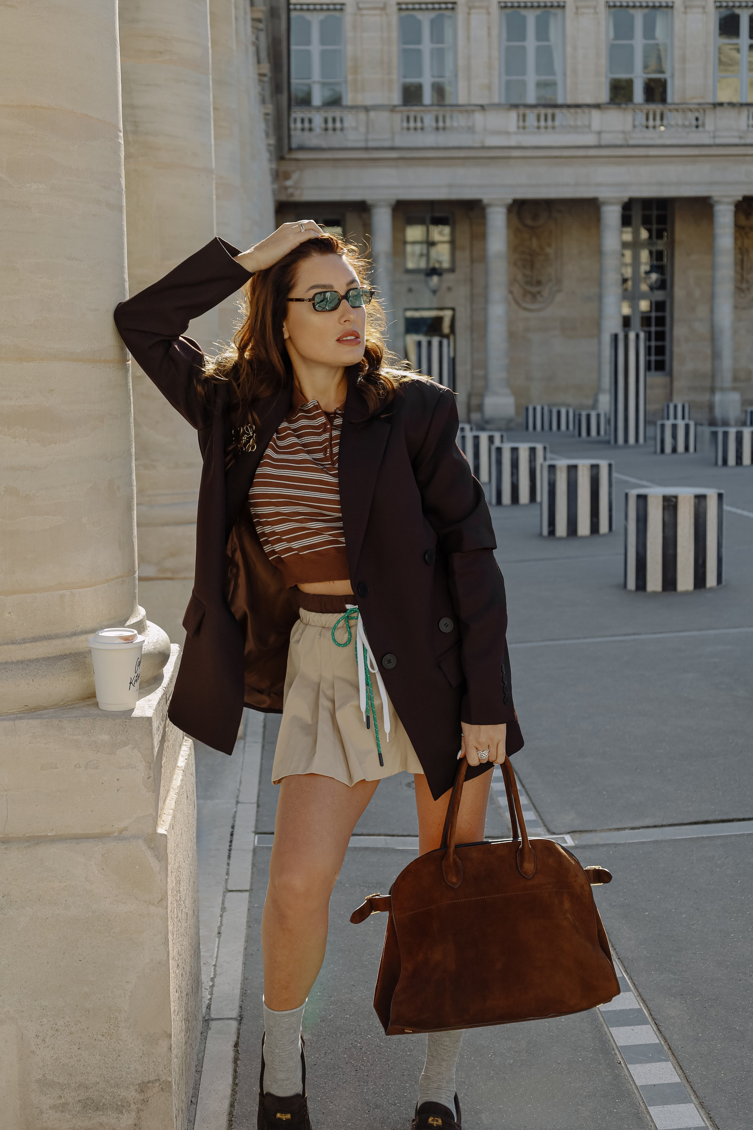Street Style Photoshoot of Ekaterina in Paris | Vlada Photo Art. Photographer in Paris: Vlada PhotoArt