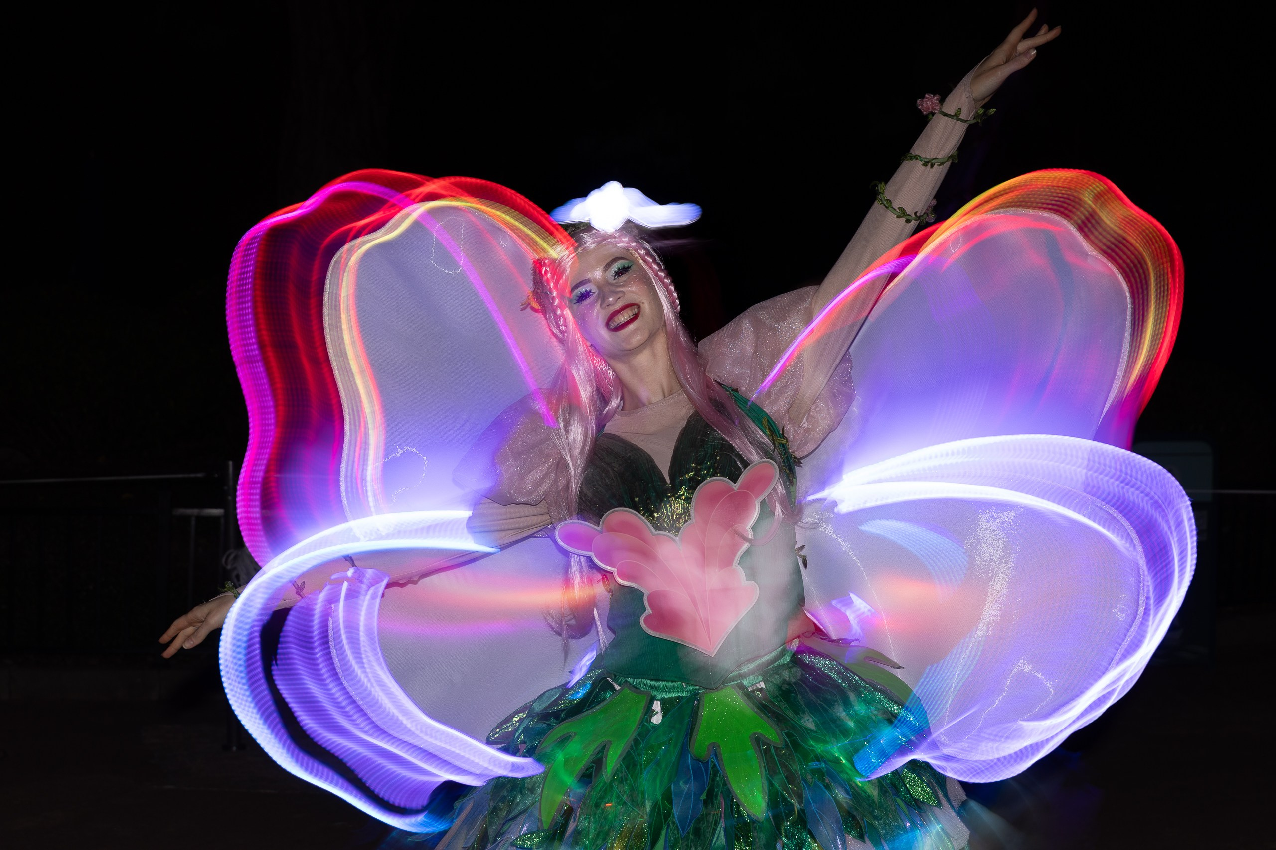 Ночной парад freezlight