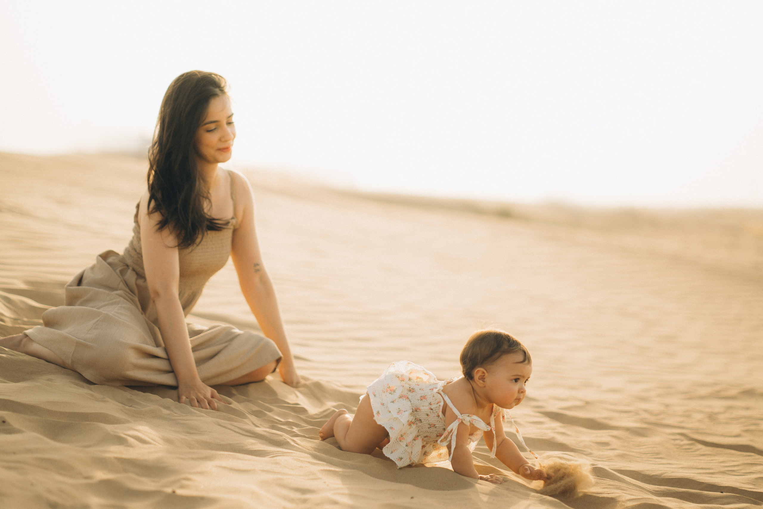 Sunset in the desert. Angela Iakovleva — Family Photographer in Dubai