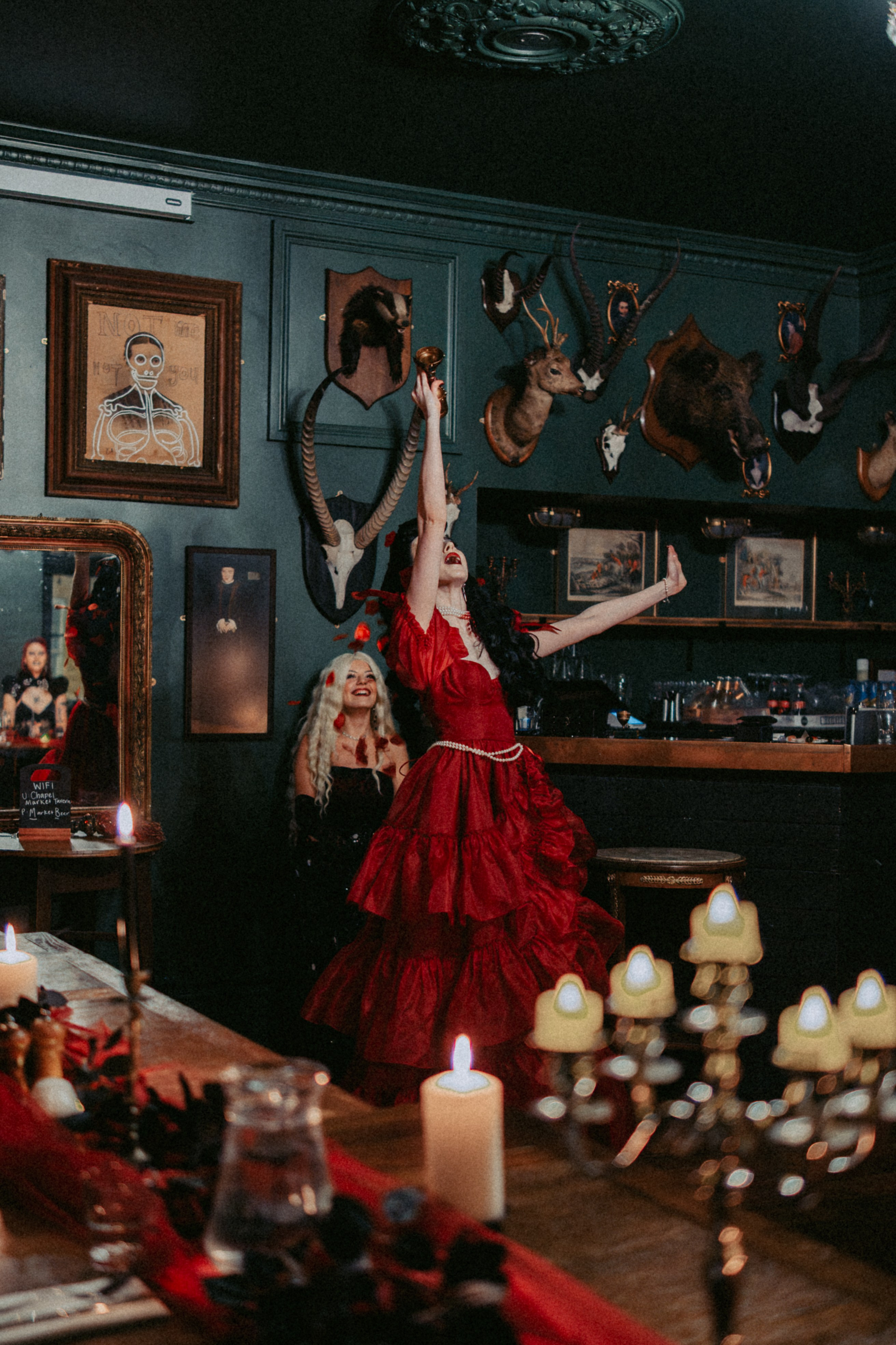 Vampire’s Dinner — Halloween Event Photography for “Gathered Realms”. Moth & Moss Photography