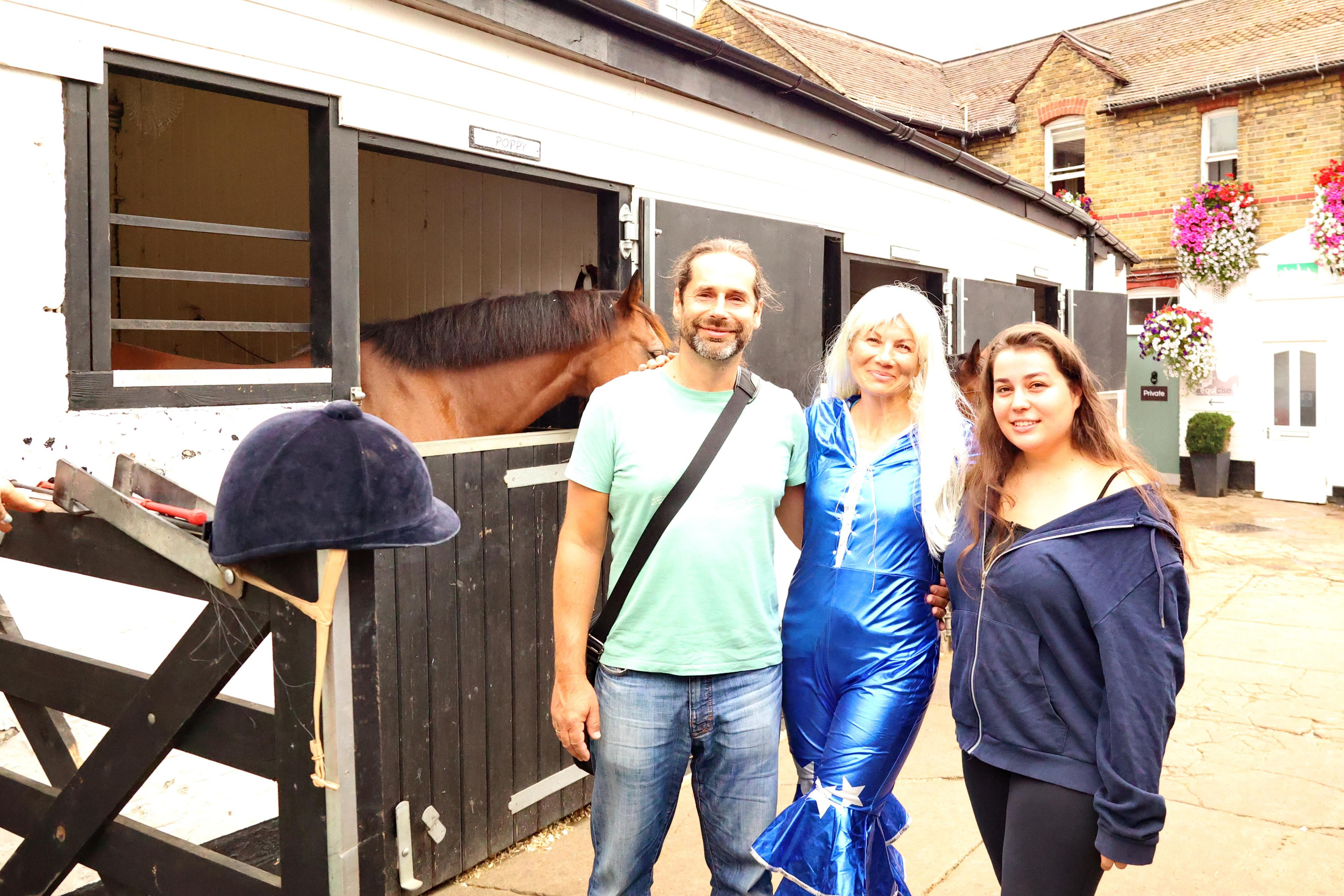 Charity ride Anna. Couples and portraits photographer Wimbledon London