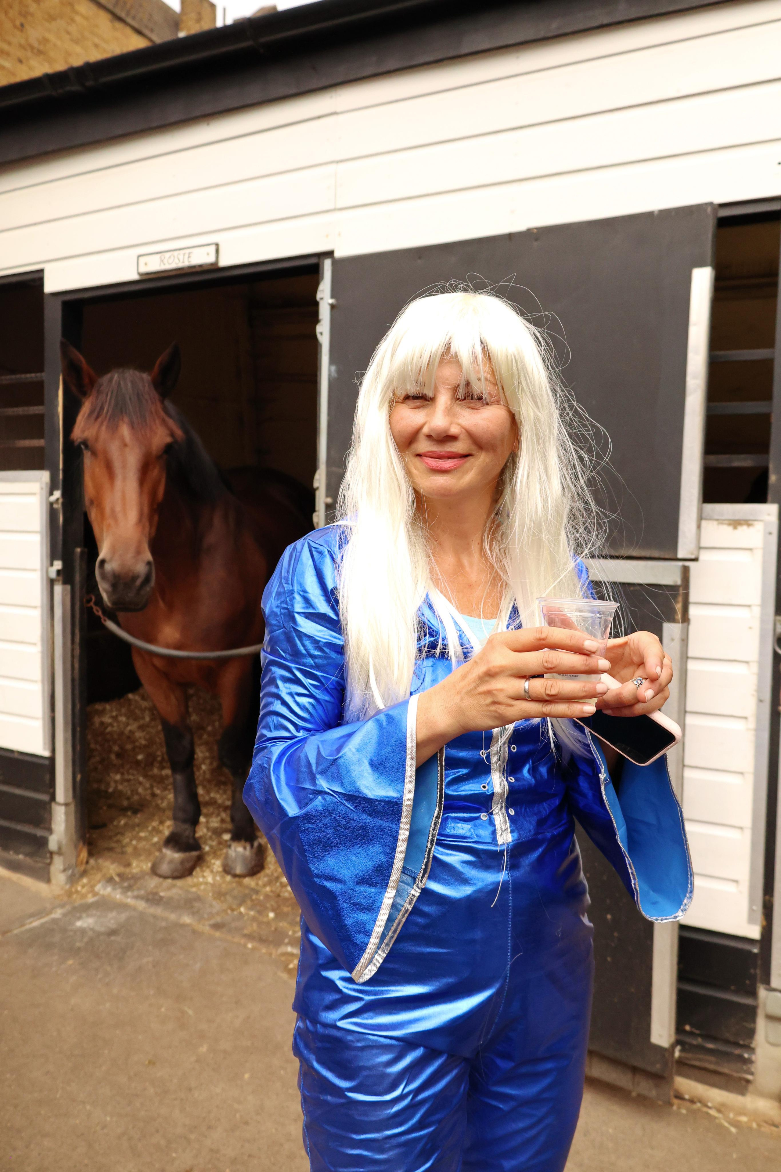 Charity ride Anna. Couples and portraits photographer Wimbledon London