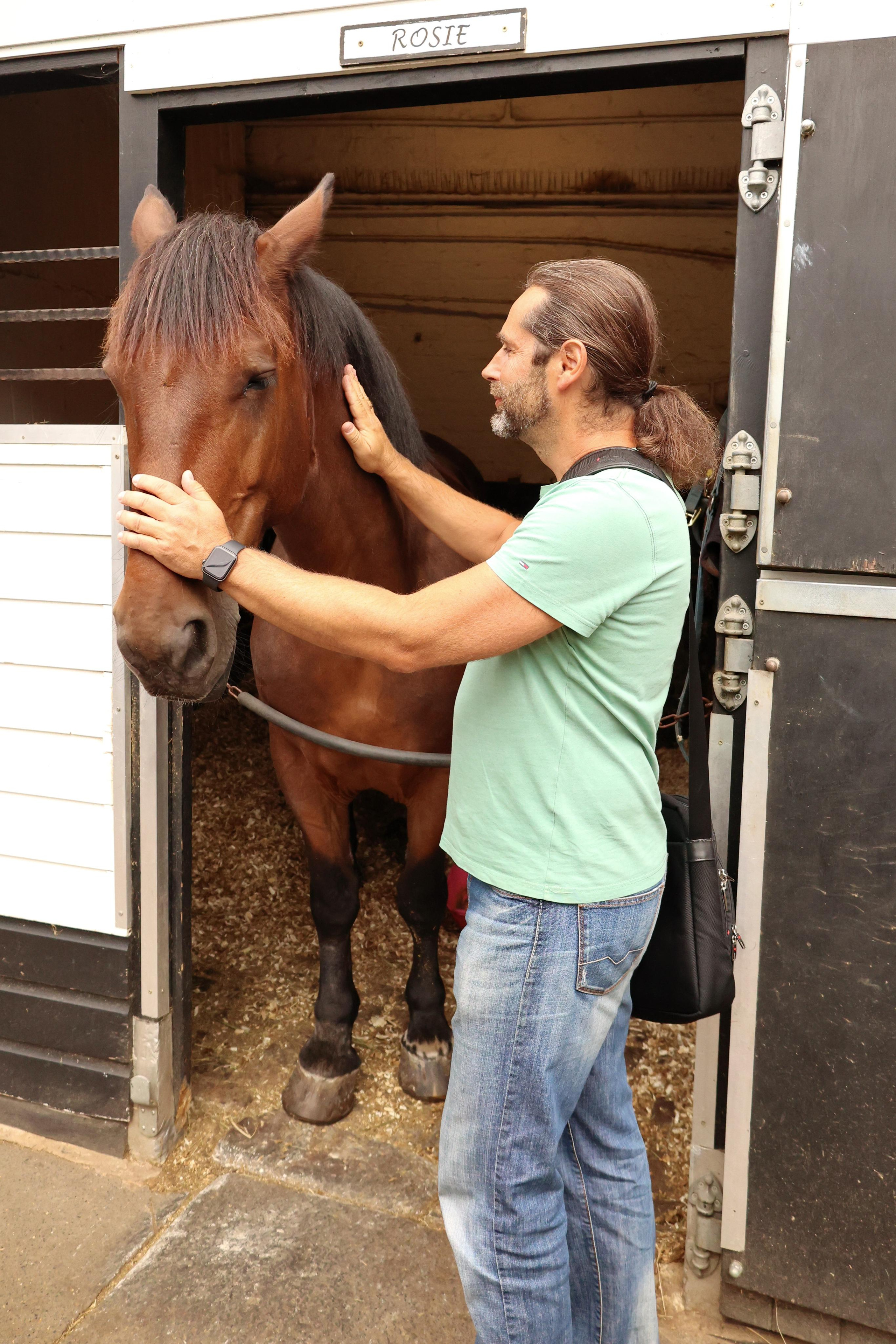 Charity ride Anna. Couples and portraits photographer Wimbledon London