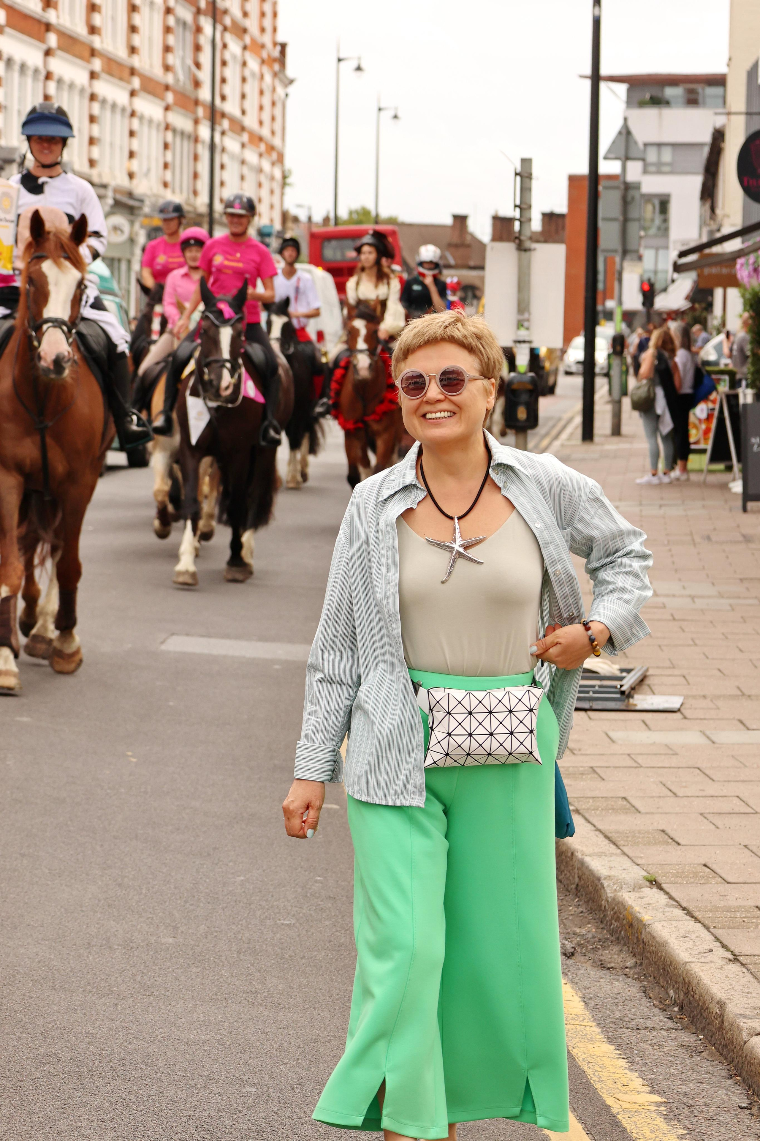 Charity ride Anna. Couples and portraits photographer Wimbledon London