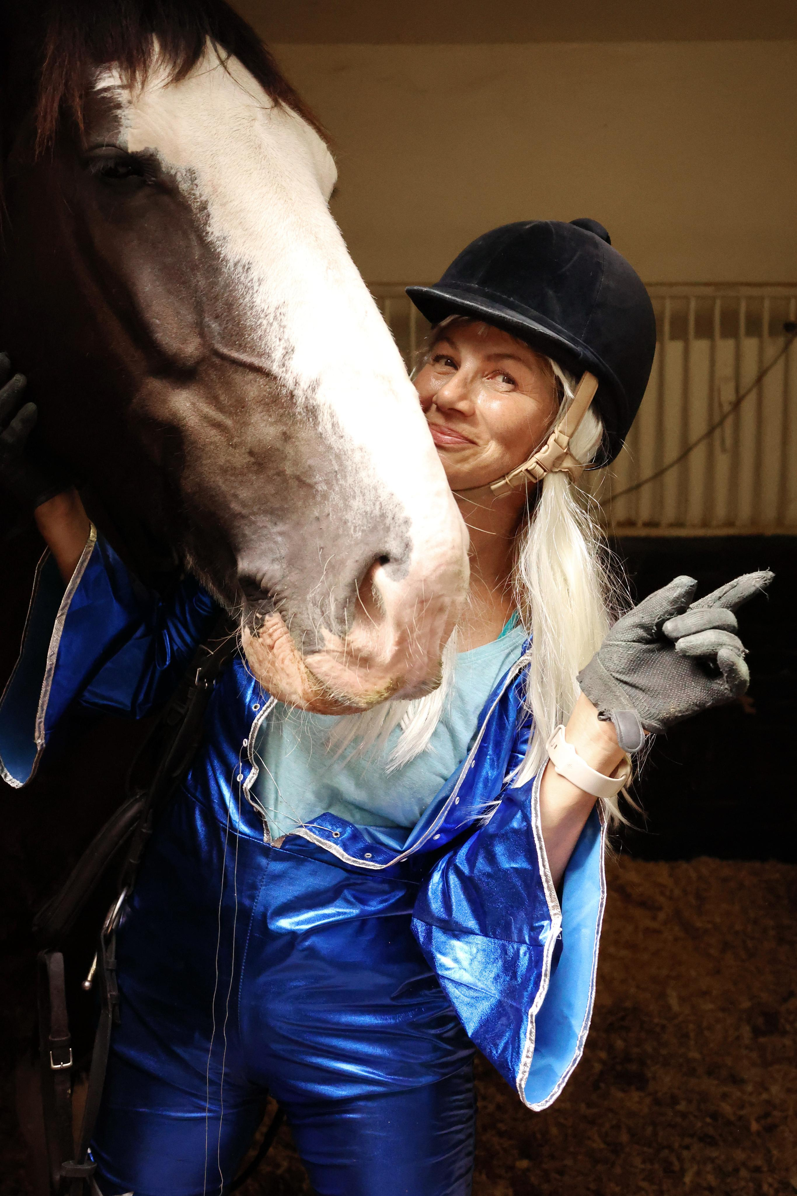 Charity ride Anna. Couples and portraits photographer Wimbledon London