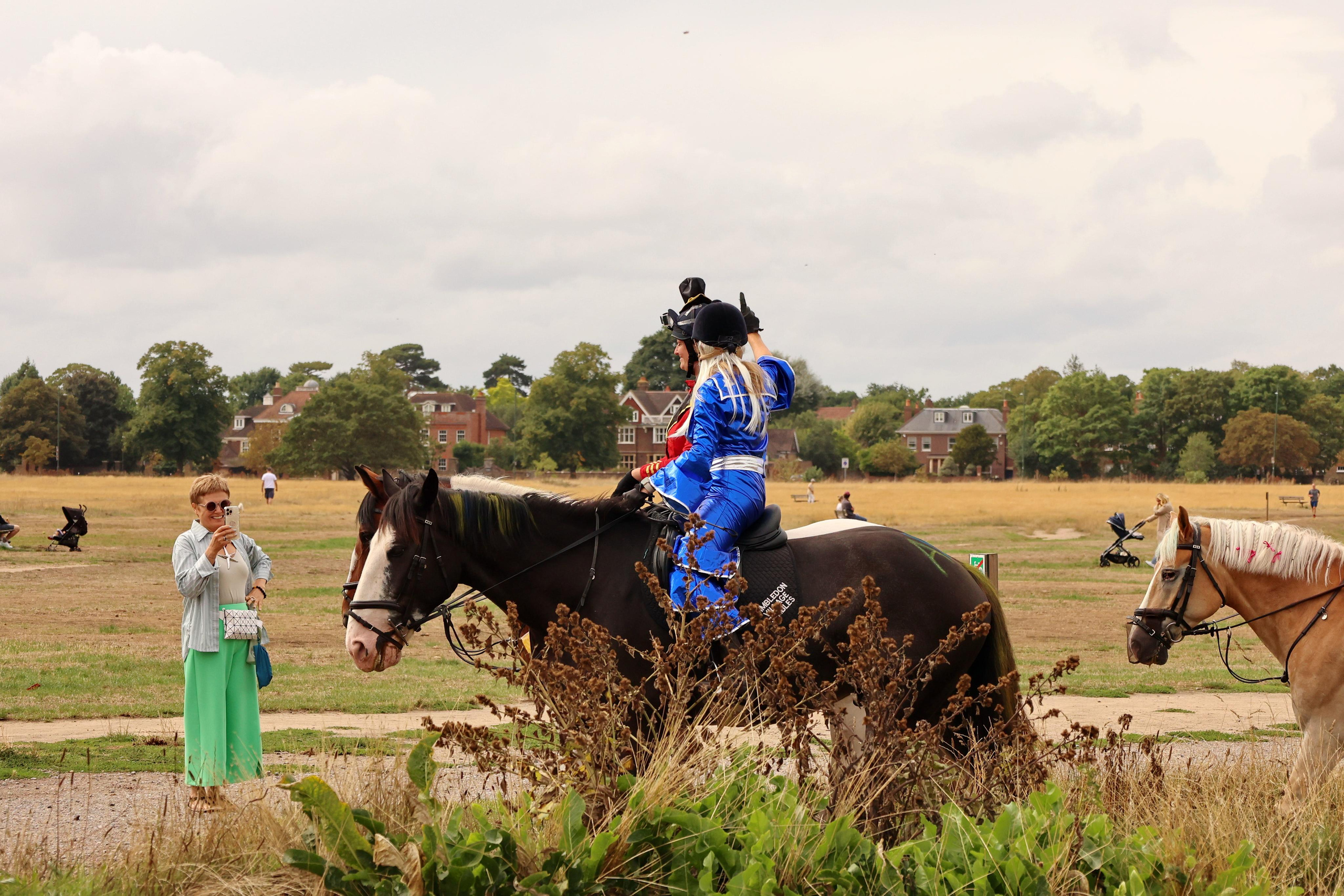 Charity ride Anna. Couples and portraits photographer Wimbledon London