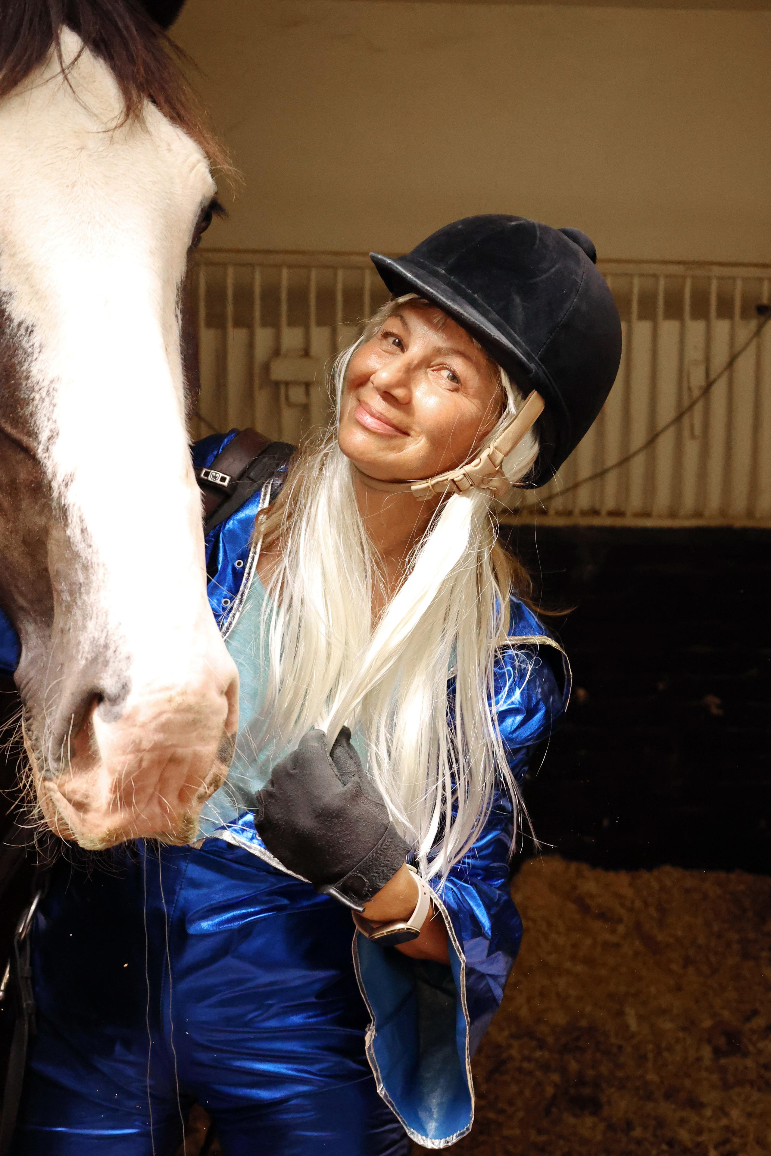 Charity ride Anna. Couples and portraits photographer Wimbledon London