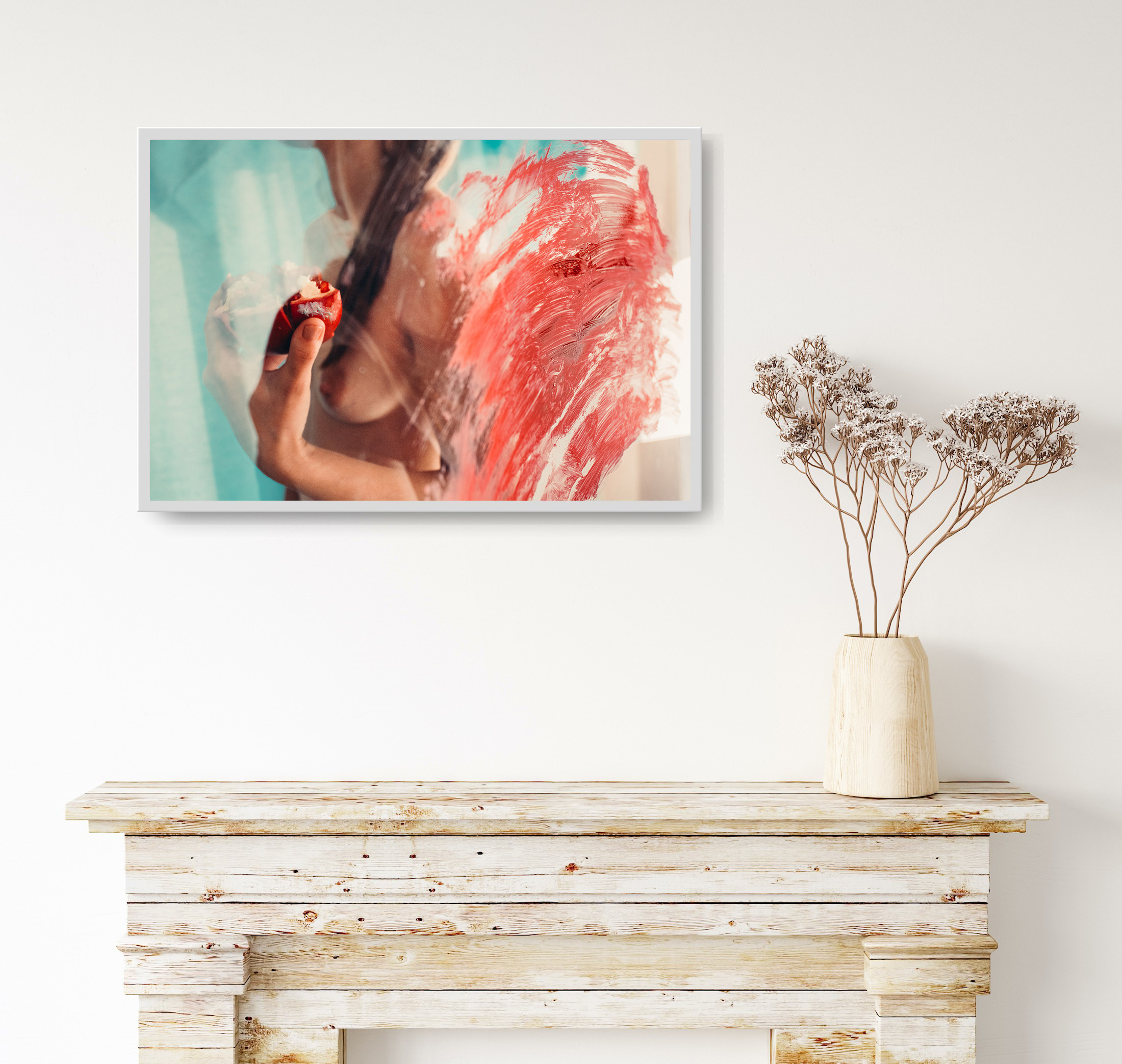 “Self talk”. Orchid. Lolly Shine. Contemporary digital artist