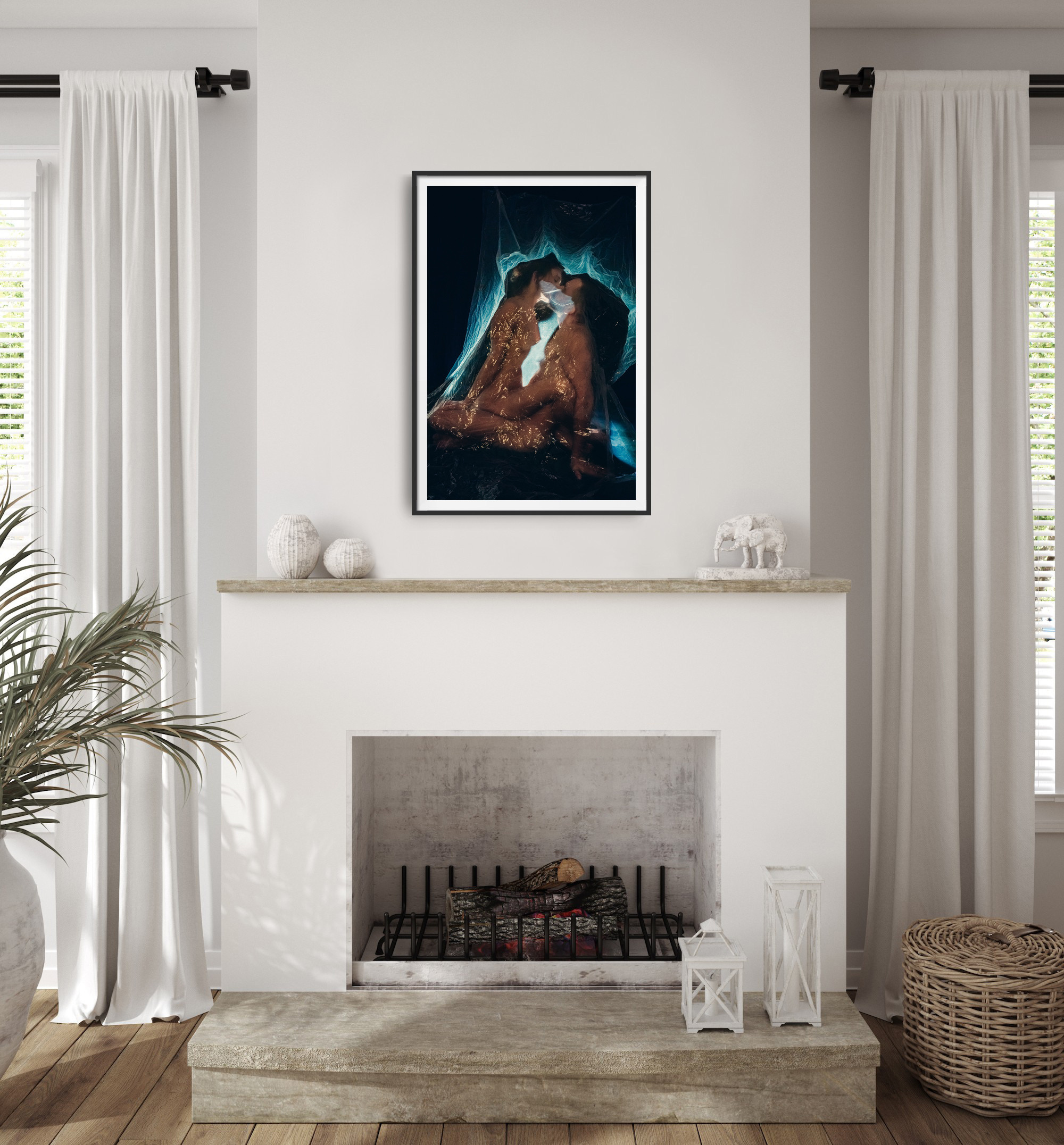 Polar lights. Lolly Shine. Contemporary digital artist