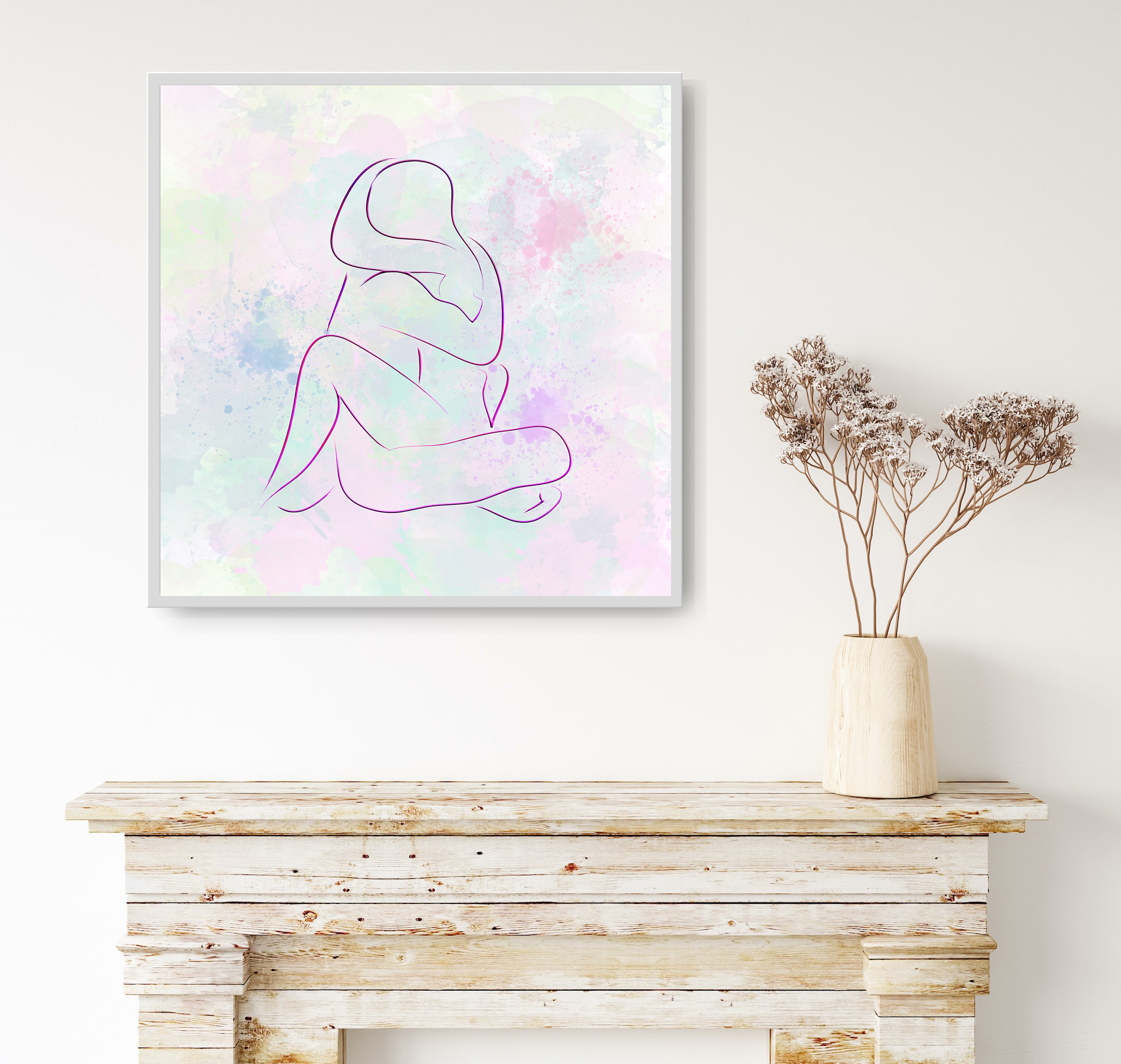 ART line. Lolly Shine. Contemporary digital artist