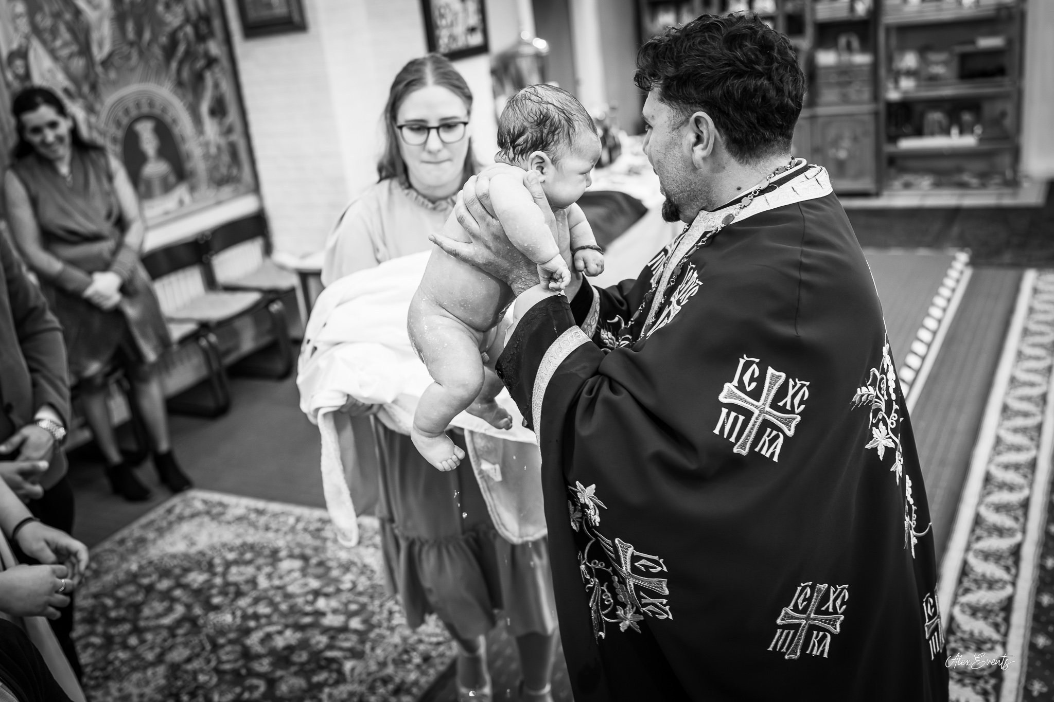 Fotograf Botez Vejle | Biserica Românească | AlexEvents