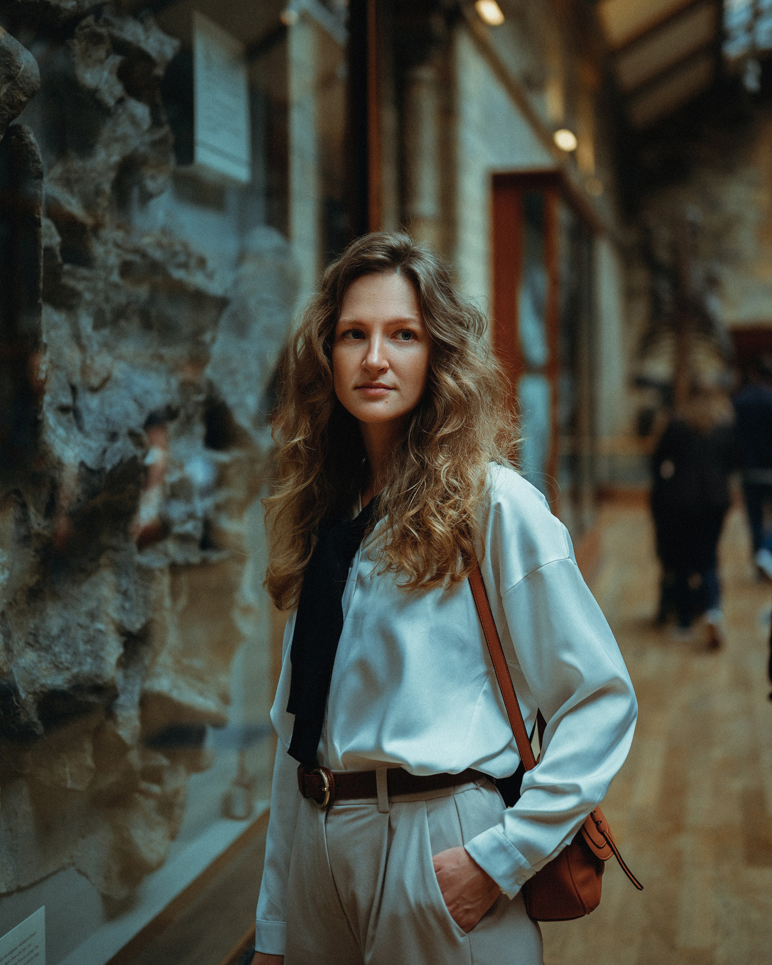 Natural History Museum photoshoot in Dark Academia style. Moth & Moss Photography