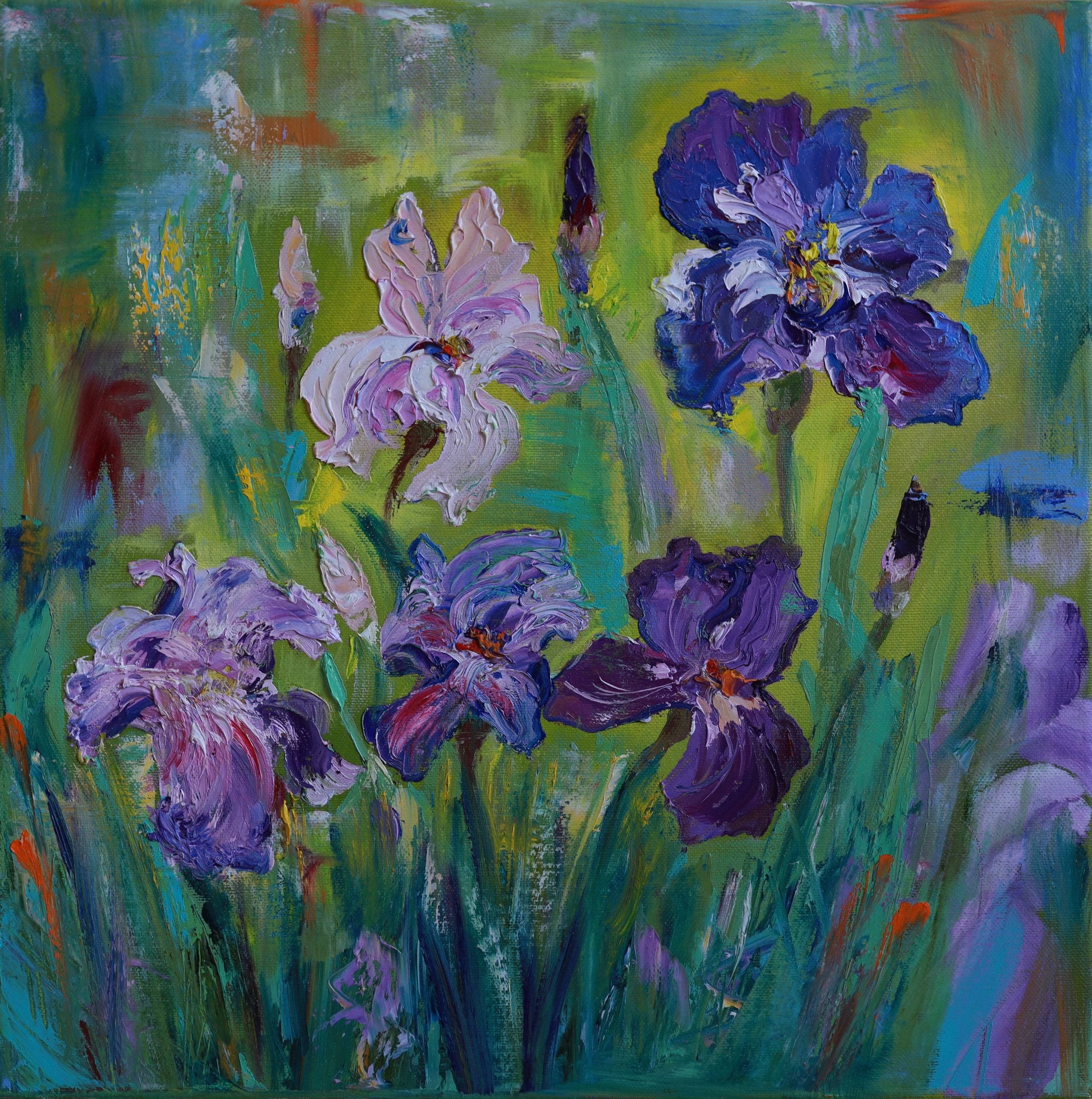 ИРИСЫ. GALA художник из г. Харьков в Чехии