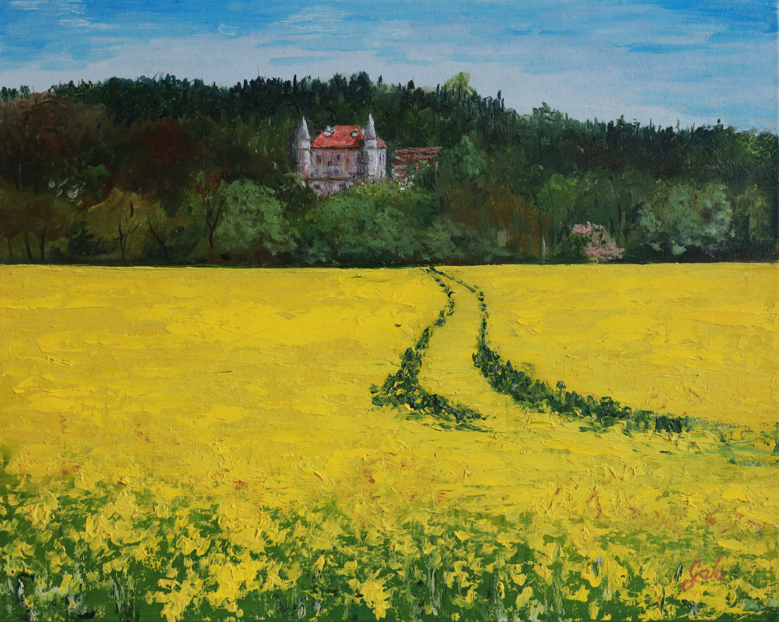 ПОД ЗАМОЧКОМ (этюд)