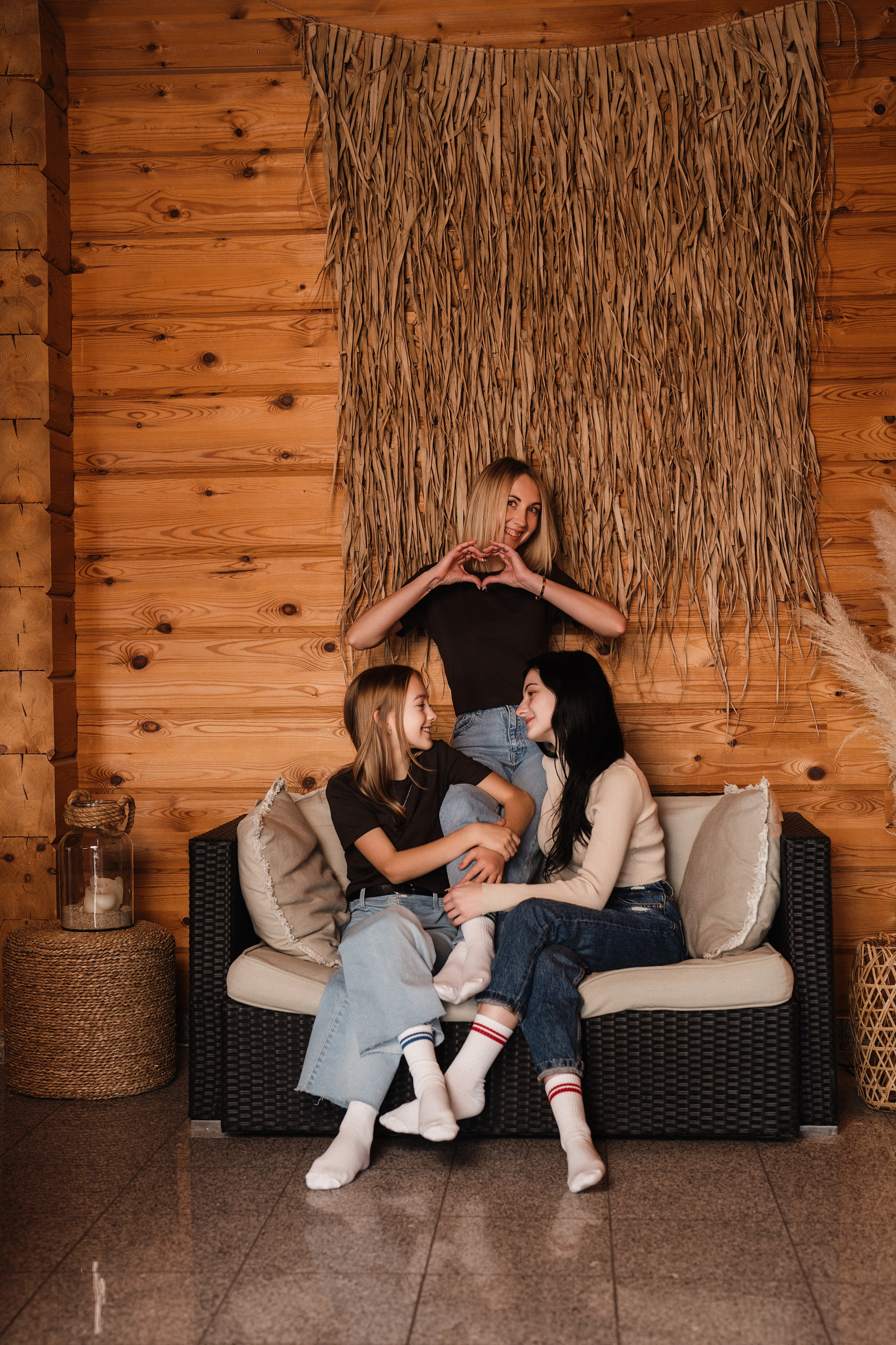Three Hearts. Family, conceptual women portrait photograher in Geneva, Switzerland