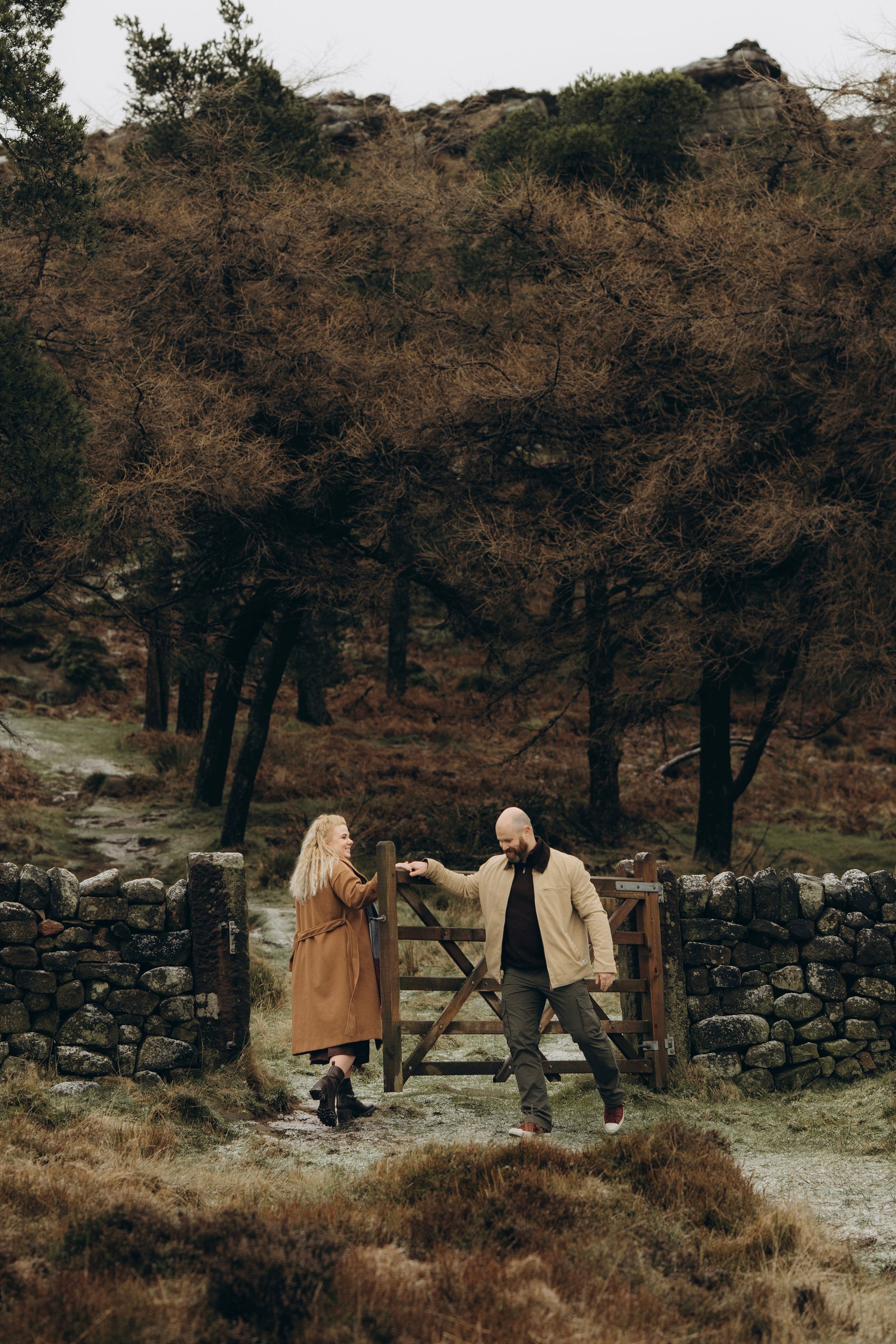 L & C in Peak District. Tania Gandrabur, photographer in West Midlands, England
