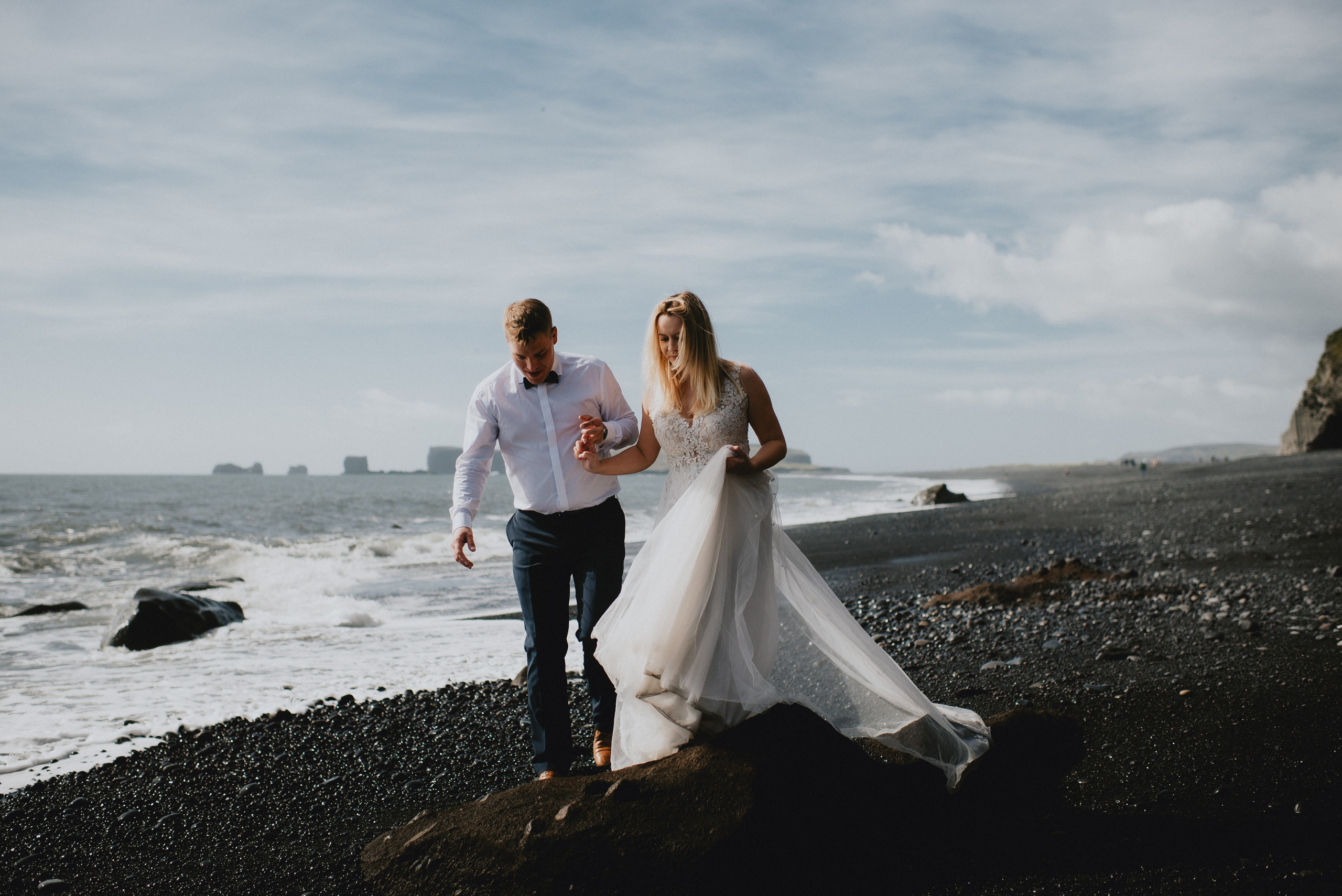 Tomasz and Ania. Michalina Dzianach Wedding Photographer Iceland