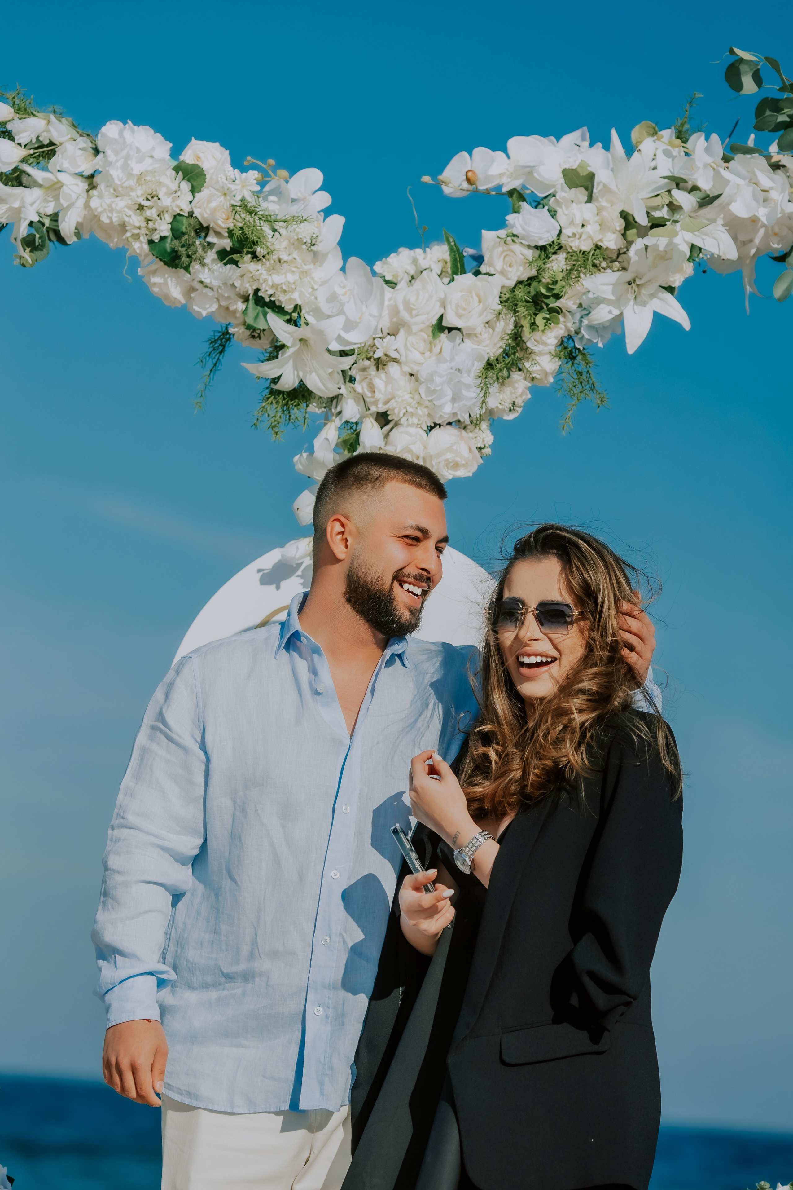 Годеж на плажа. Фотограф Ирина Йотова