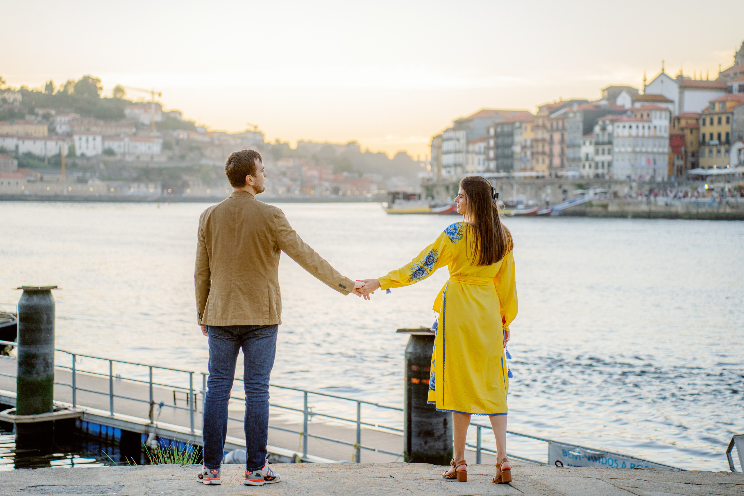 БОРИС И МАРИНА В ПОРТУ И ВИЛА-НОВА-ДИ-ГАЯ. Фотограф в Португалии Полина Готовая