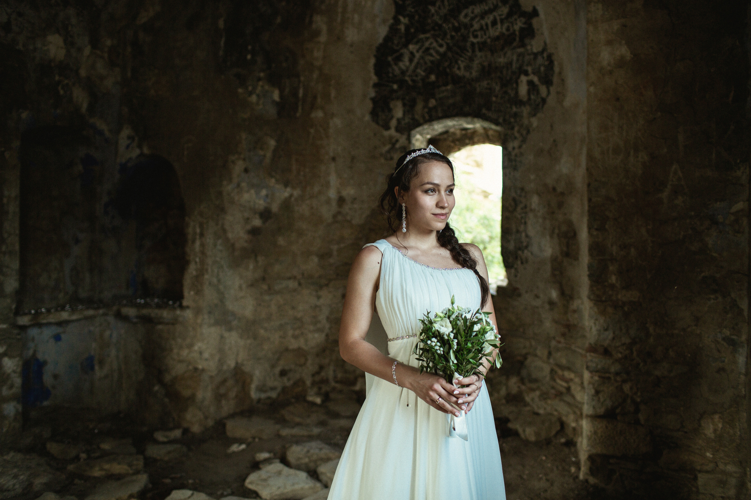Symbolic wedding on the island of Kemeria. Julia Ganch I Fashion Wedding Photography I Cappadocia Turkey