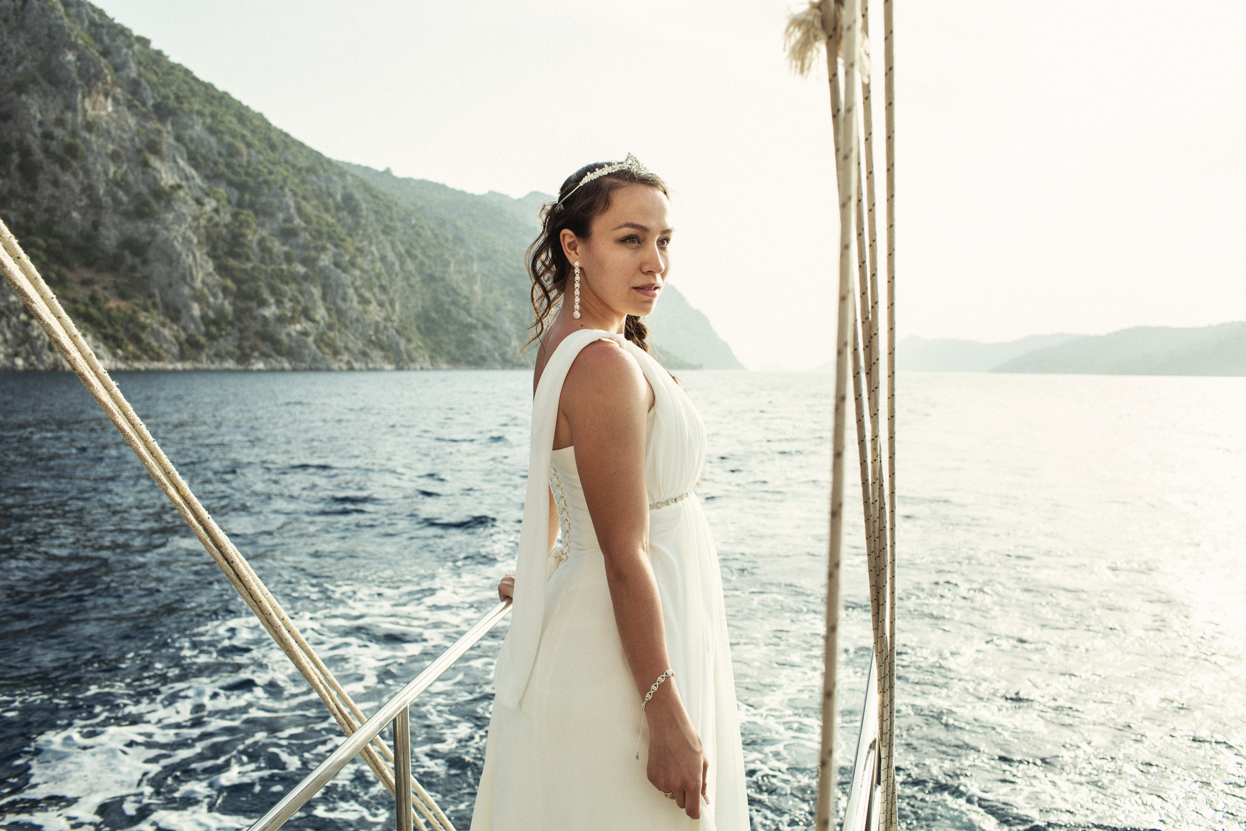 Symbolic wedding on the island of Kemeria. Julia Ganch I Fashion Wedding Photography I Cappadocia Turkey