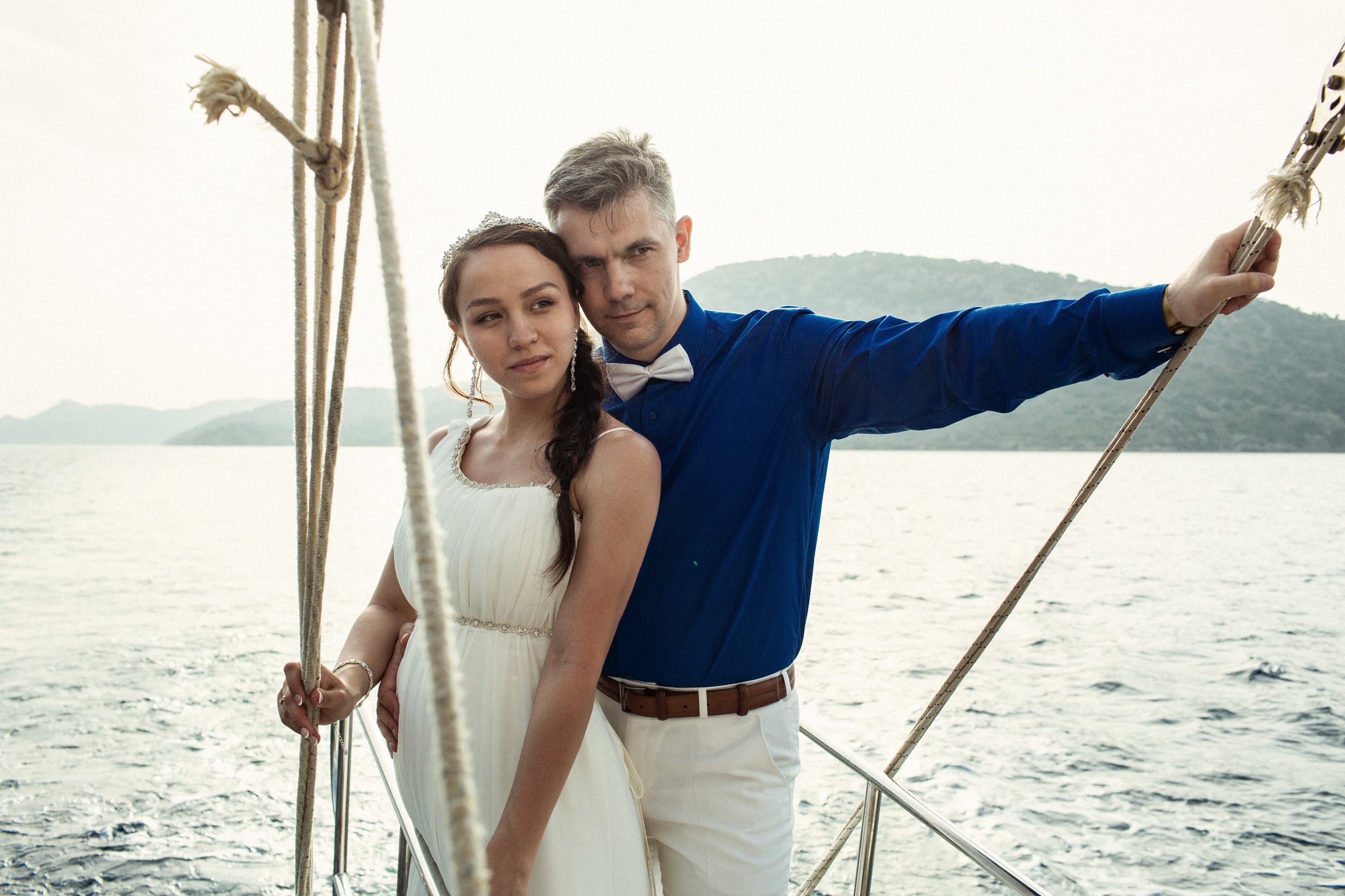 Symbolic wedding on the island of Kemeria. Julia Ganch I Fashion Wedding Photography I Cappadocia Turkey