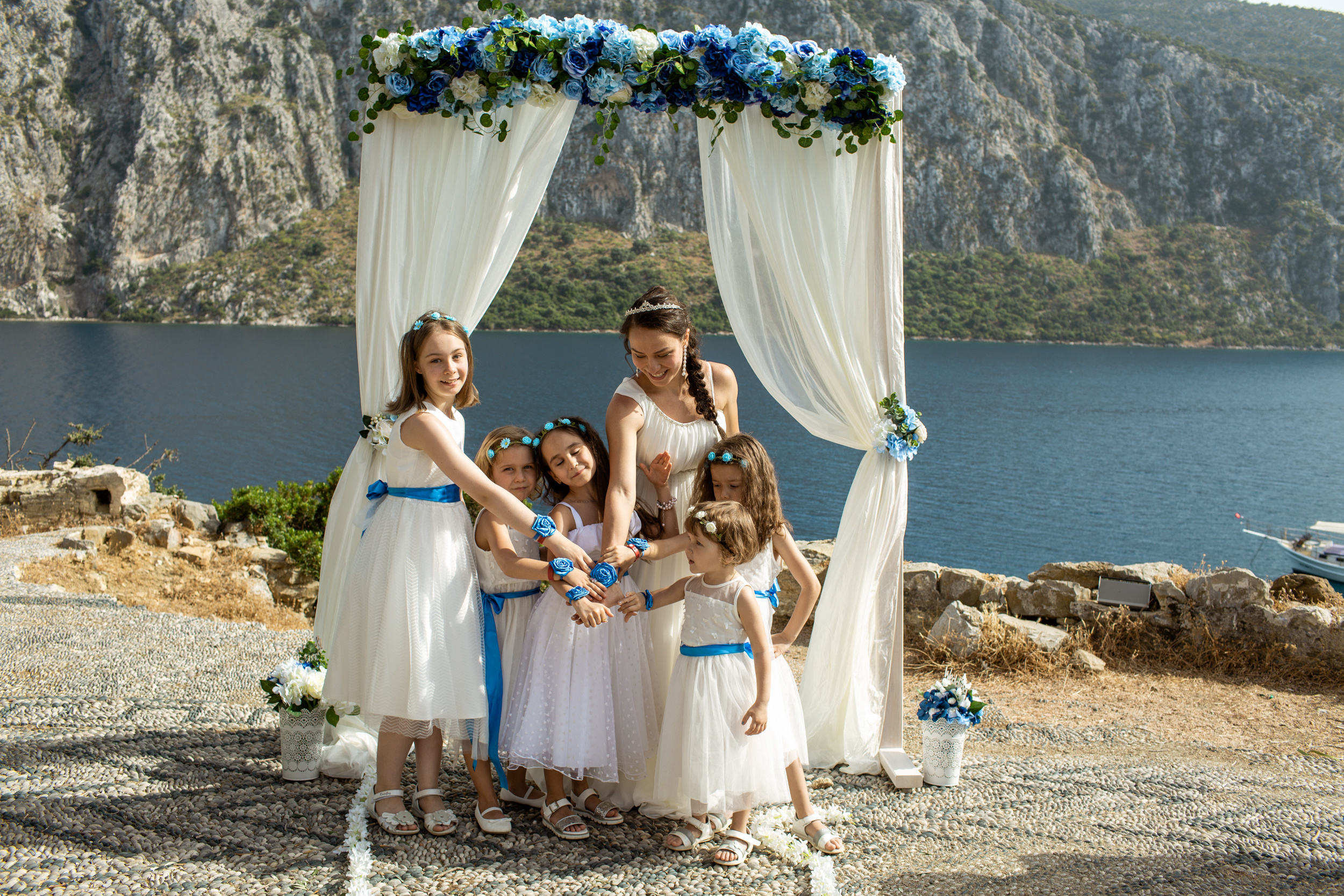 Symbolic wedding on the island of Kemeria. Julia Ganch I Fashion Wedding Photography I Cappadocia Turkey