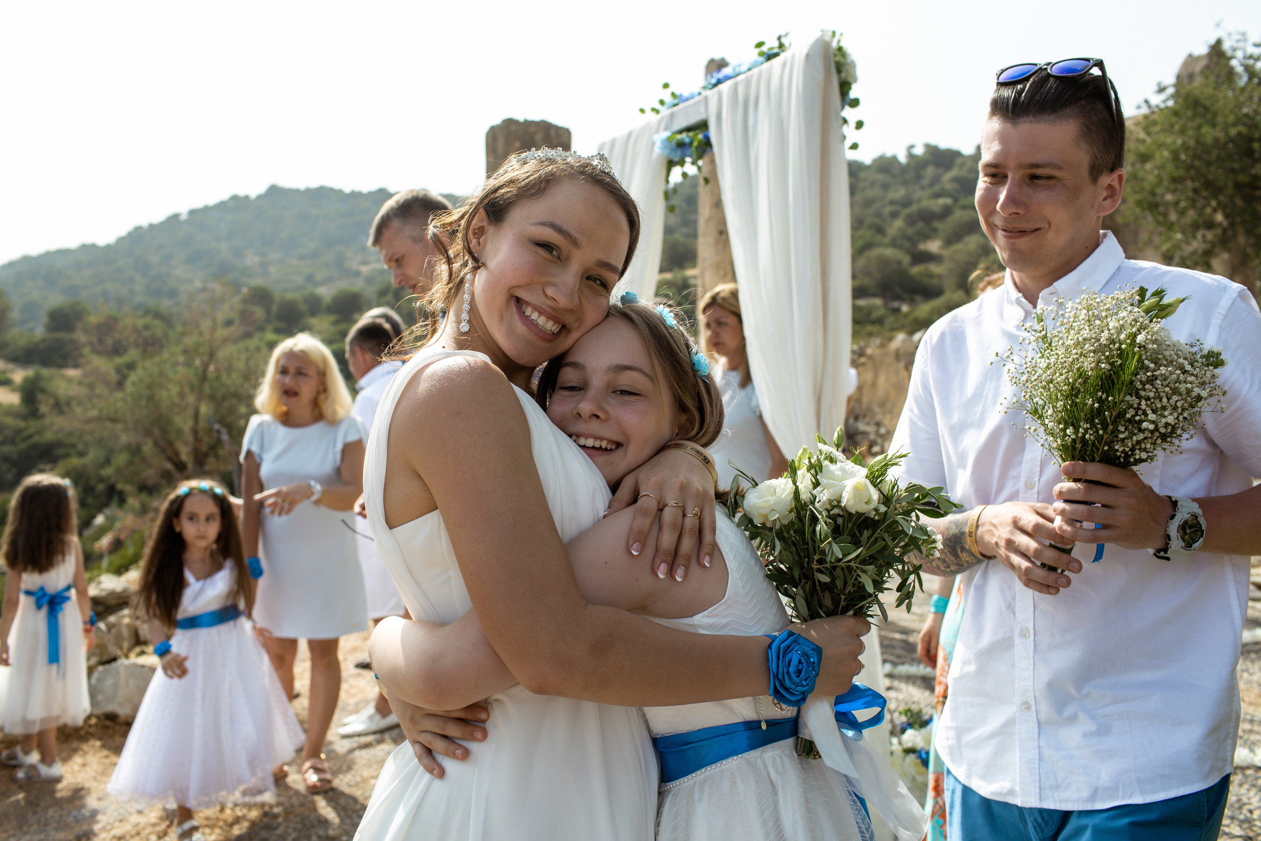 Symbolic wedding on the island of Kemeria. Julia Ganch I Fashion Wedding Photography I Cappadocia Turkey
