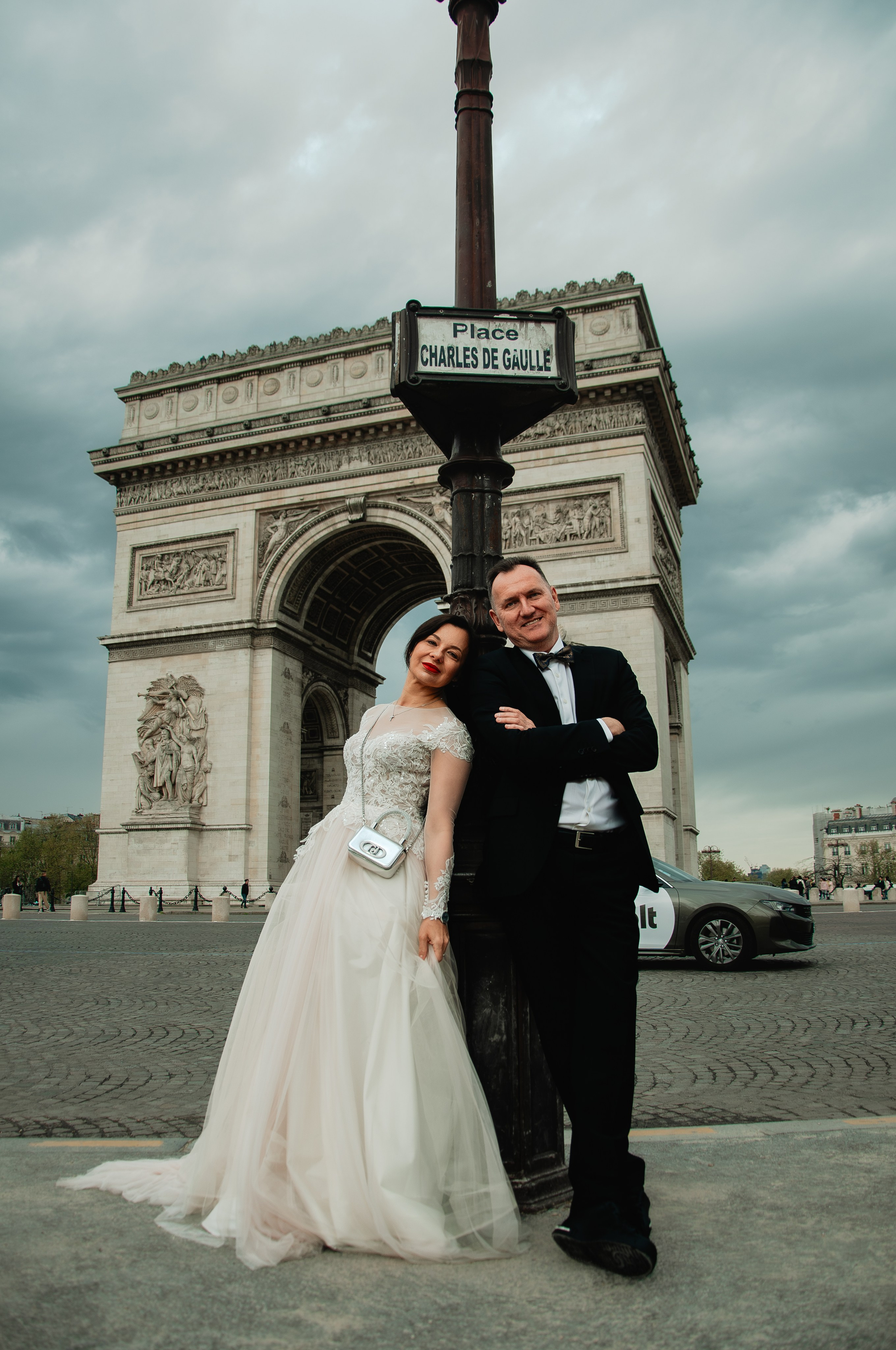 Wedding anniversary photoshoot. Paris photographer — Polina Osipova