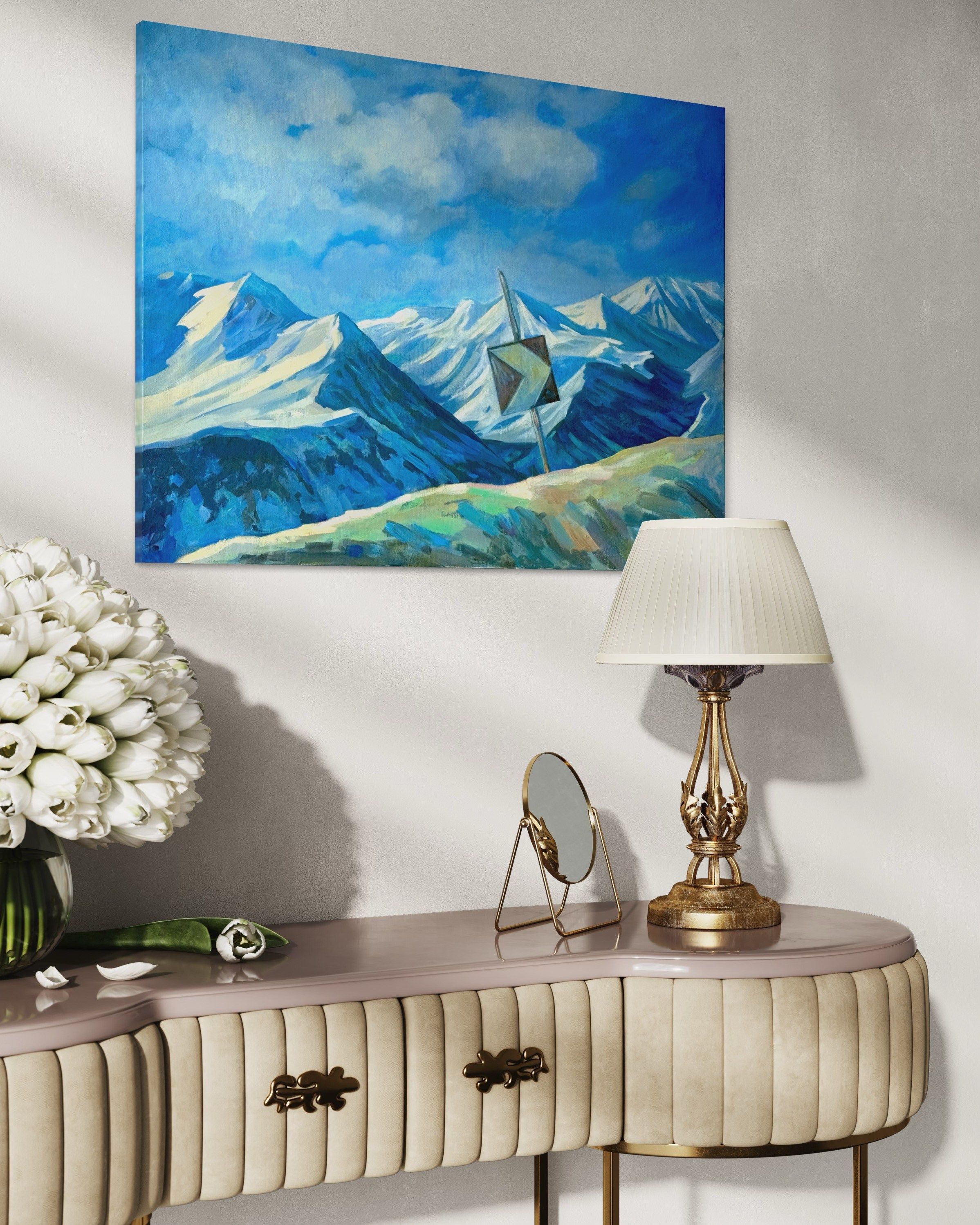 «Mountain Turn». Художник живописец Савелова Ольга