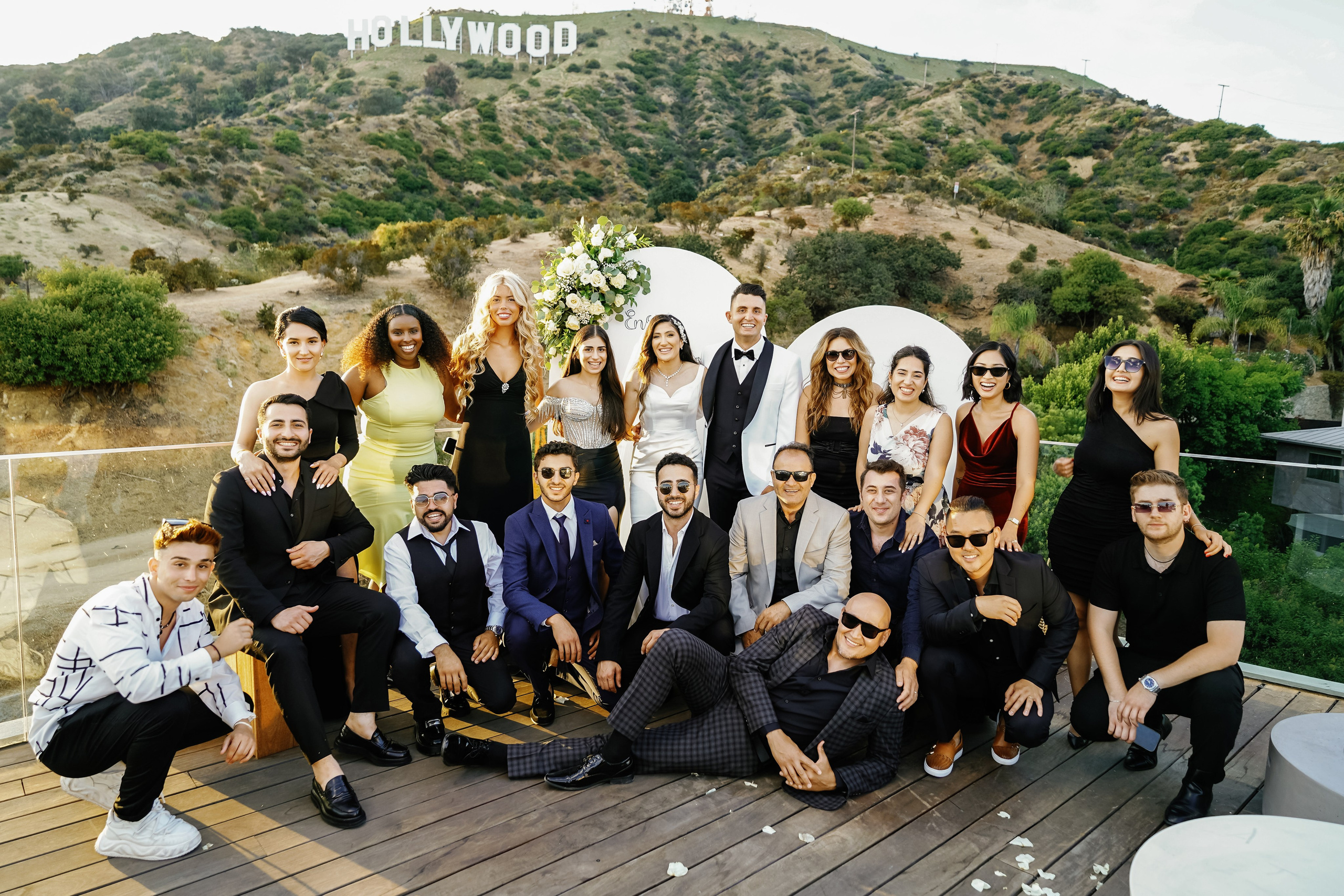 Wedding at the Hollywood Sign Venue, Los Angeles, California. Wedding Photography & Videography Team in California, Los Angeles, San Francisco, San Diego and Travel